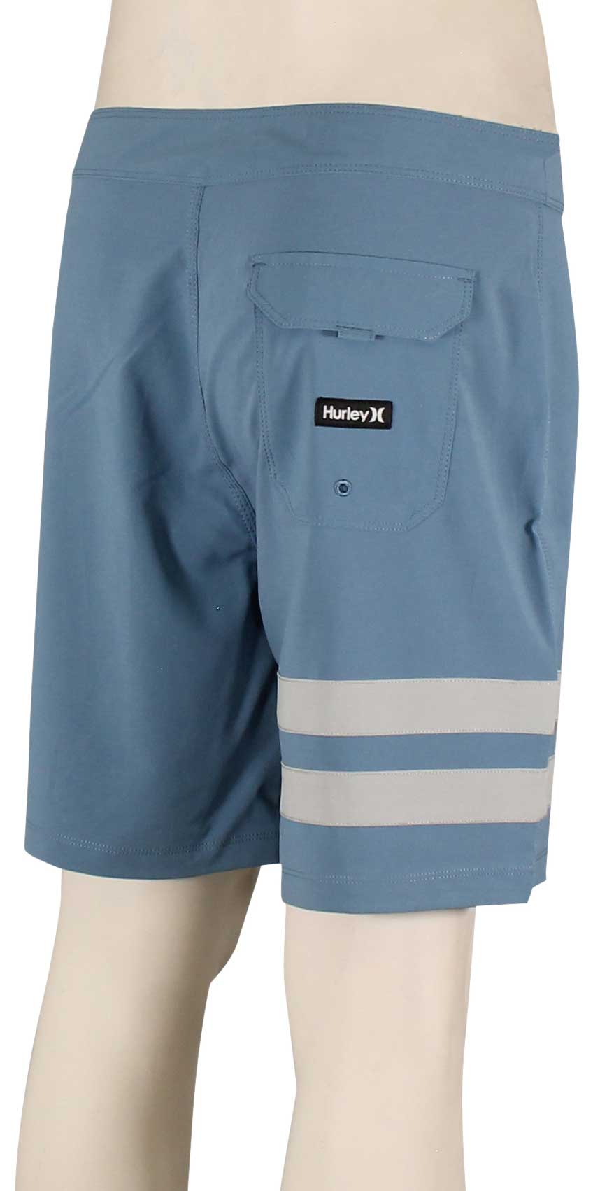 Hurley Phantom Block Party 18" Boardshorts - Medium Blue – back view