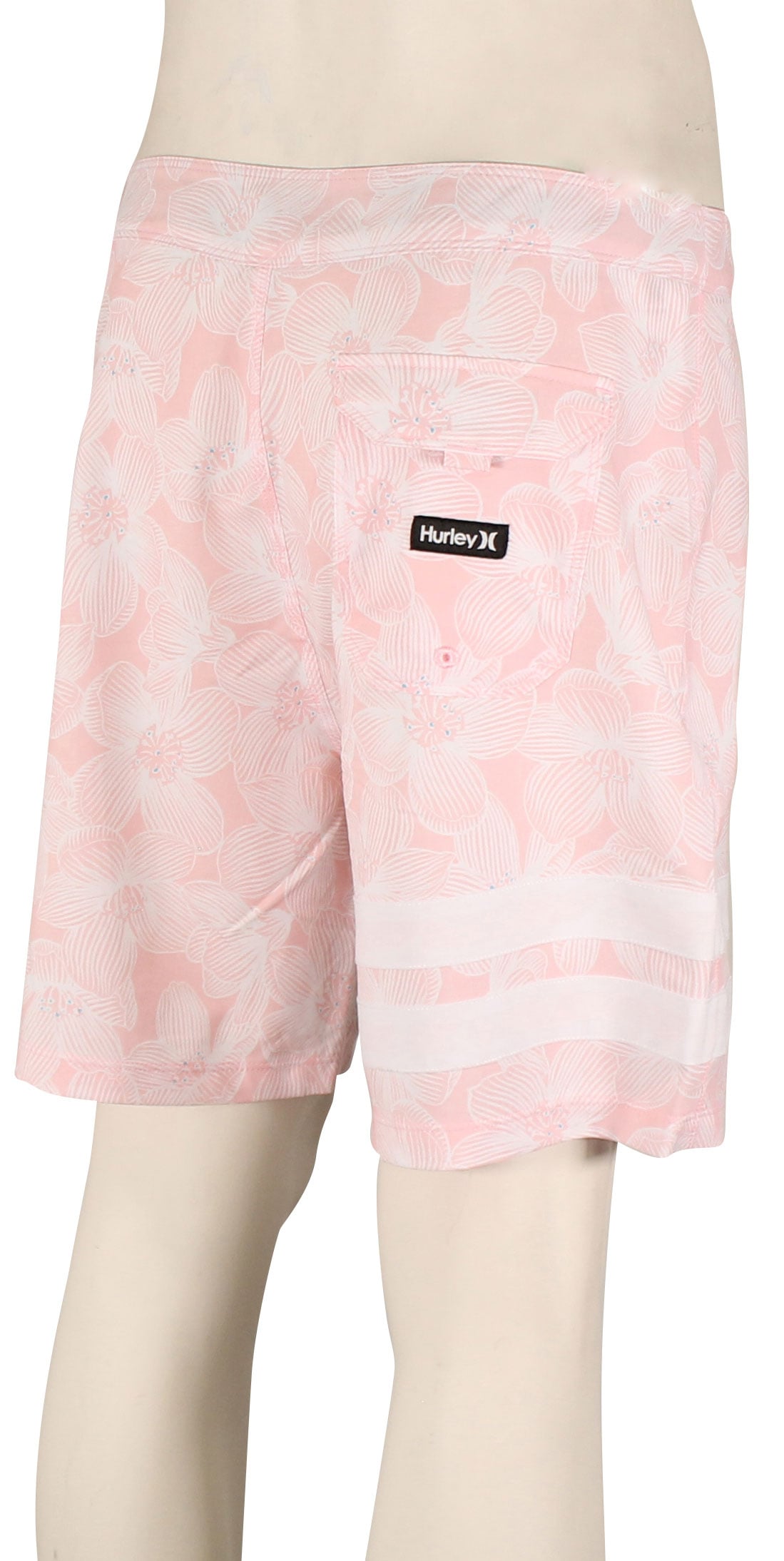 Hurley Phantom Block Party 18" Boardshorts - Flamingo – back view