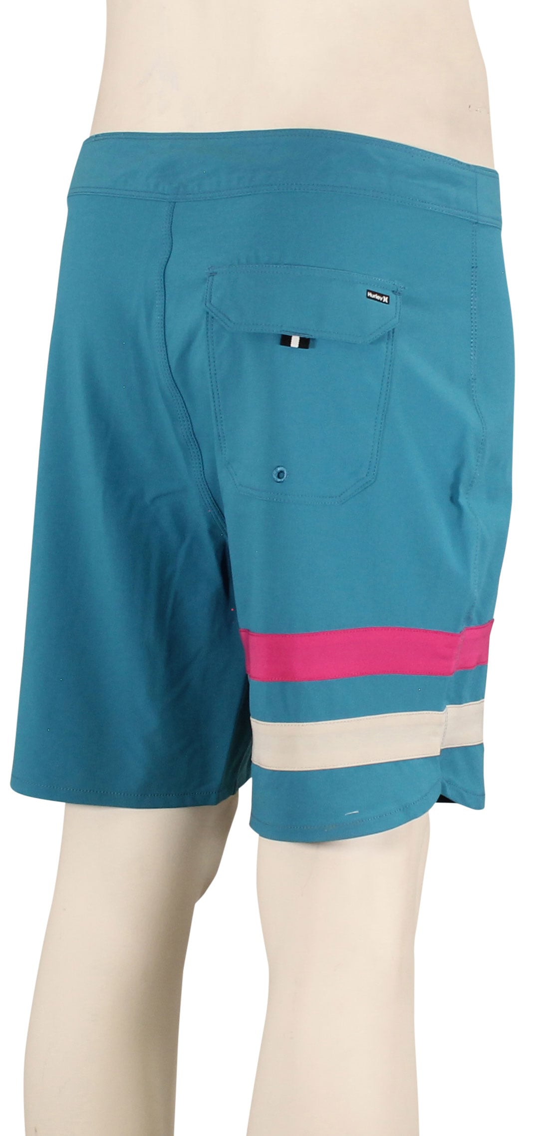 Hurley Phantom Eco Block Party 18" Boardshorts - Tornado Teal – back view