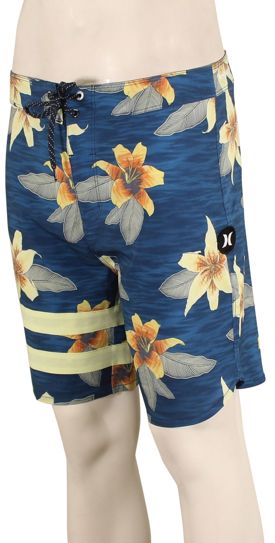 Hurley Phantom Eco Block Party 18" Boardshorts - Blue Void