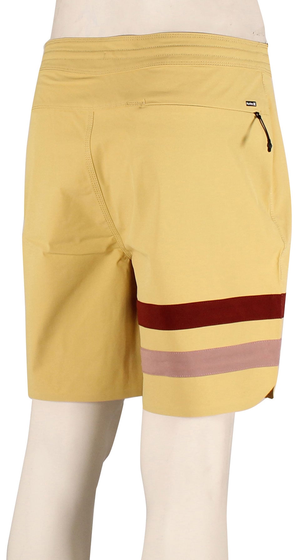 Hurley Phantom Block Party Renegade 18" Boardshorts - Dusty Cheddar – back view