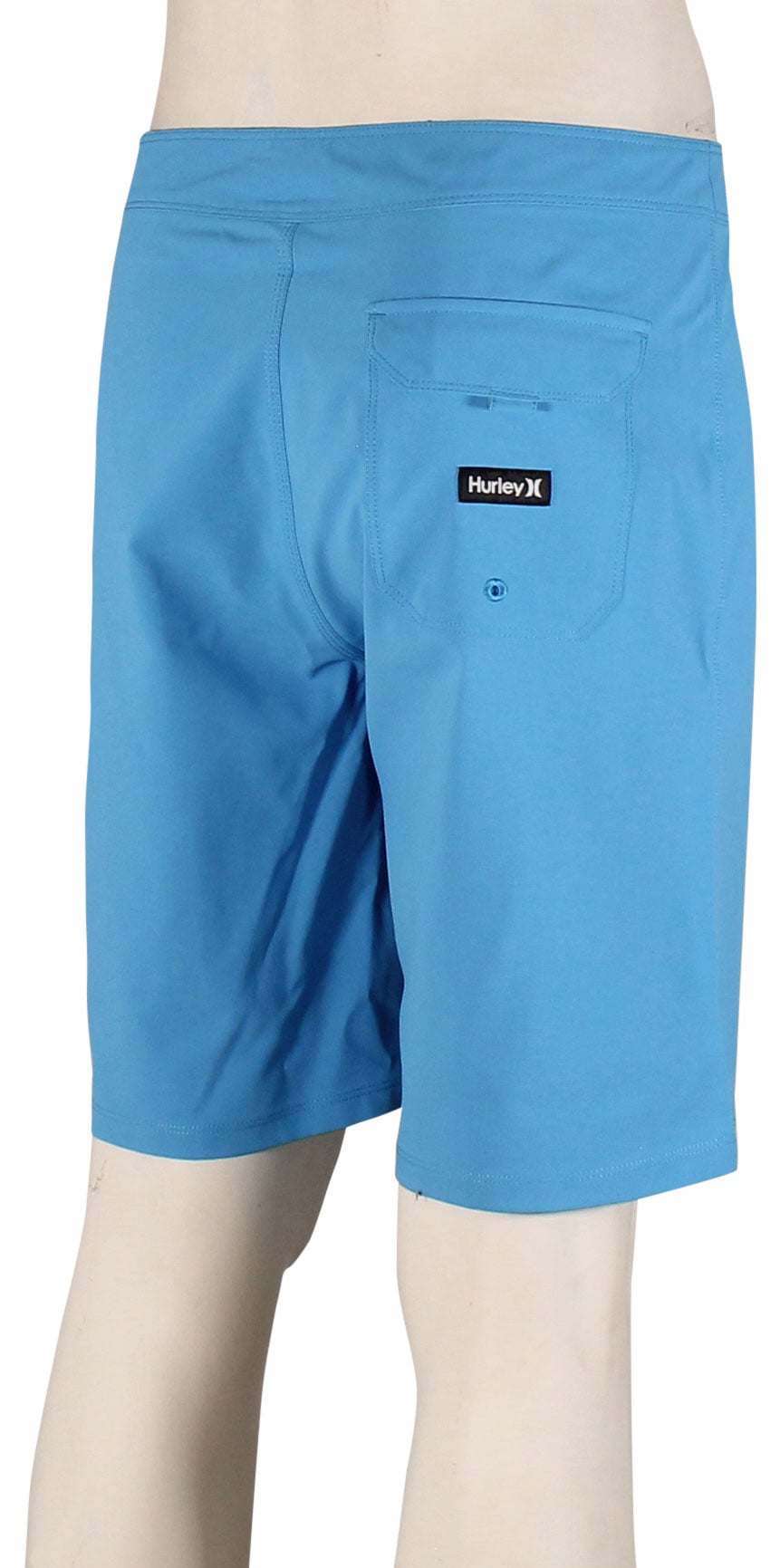 Hurley One and Only Solid 20" Boardshorts - Bliss Blue – back view