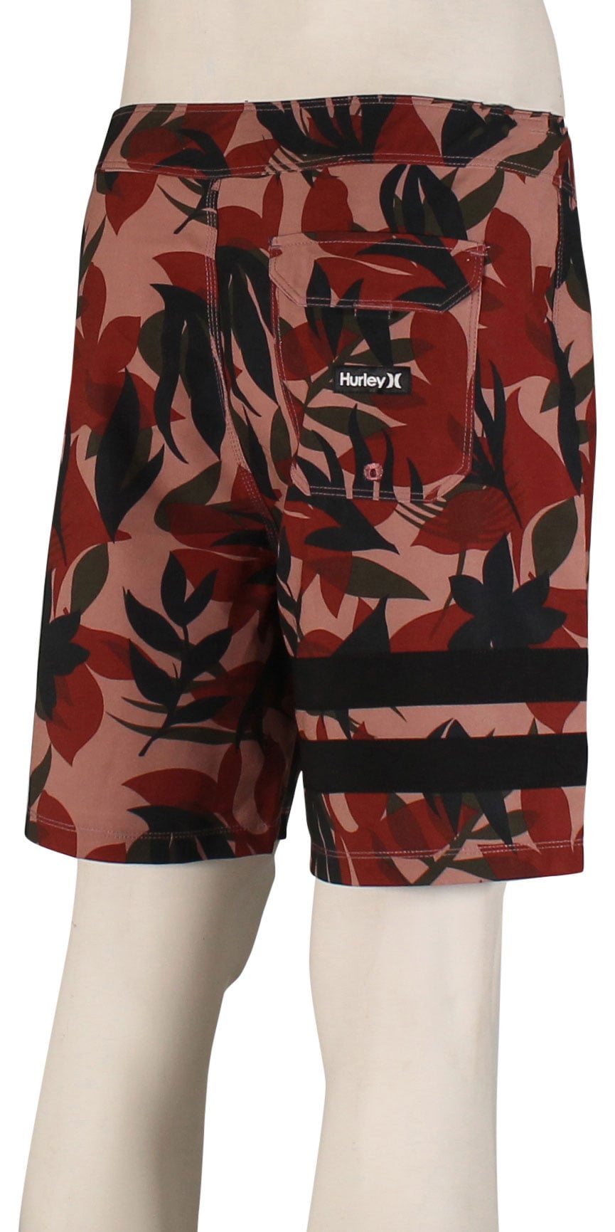Hurley Phantom Block Party 18" Boardshorts - Phantom Rose – back view