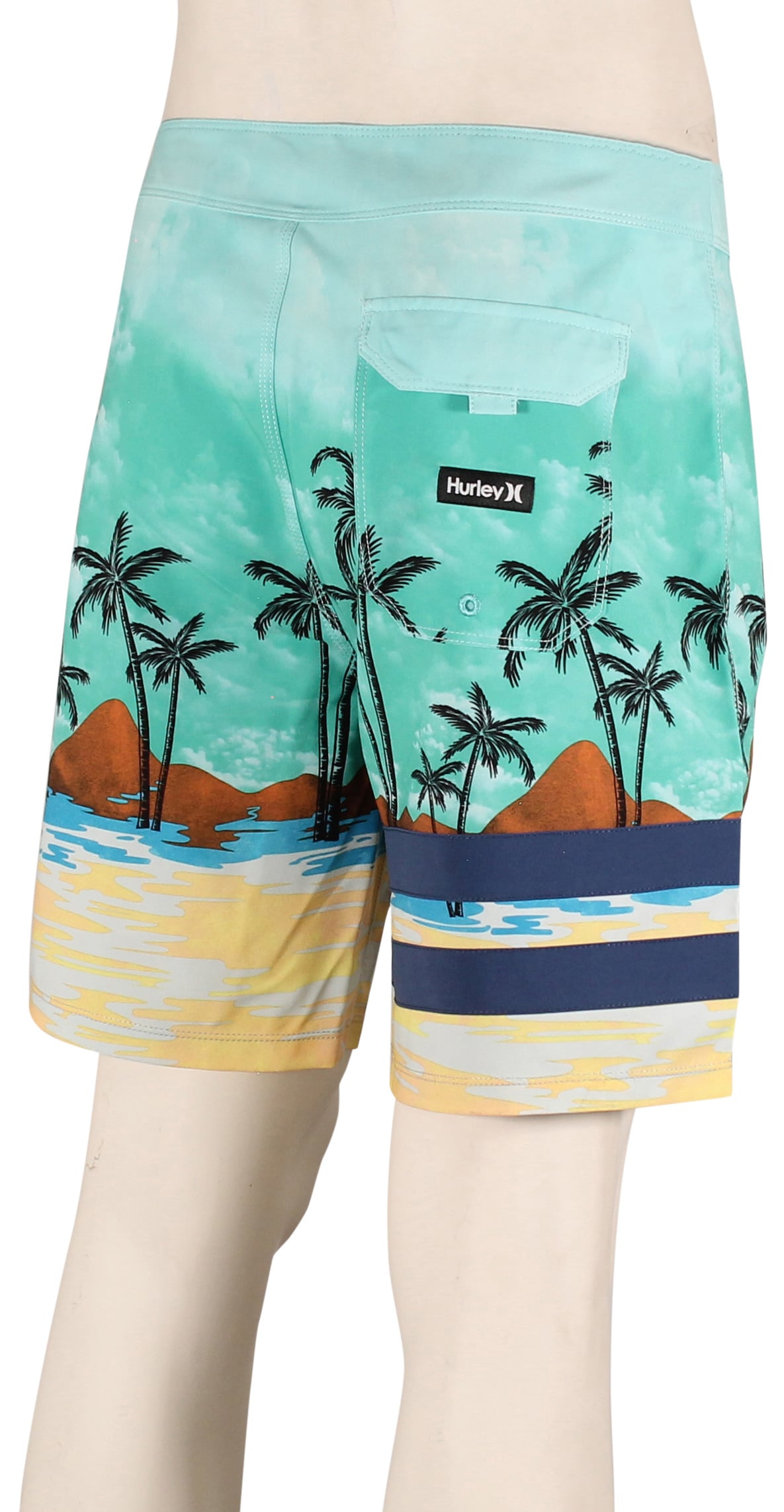 Hurley Phantom Block Party 18" Boardshorts - Fiji – back view