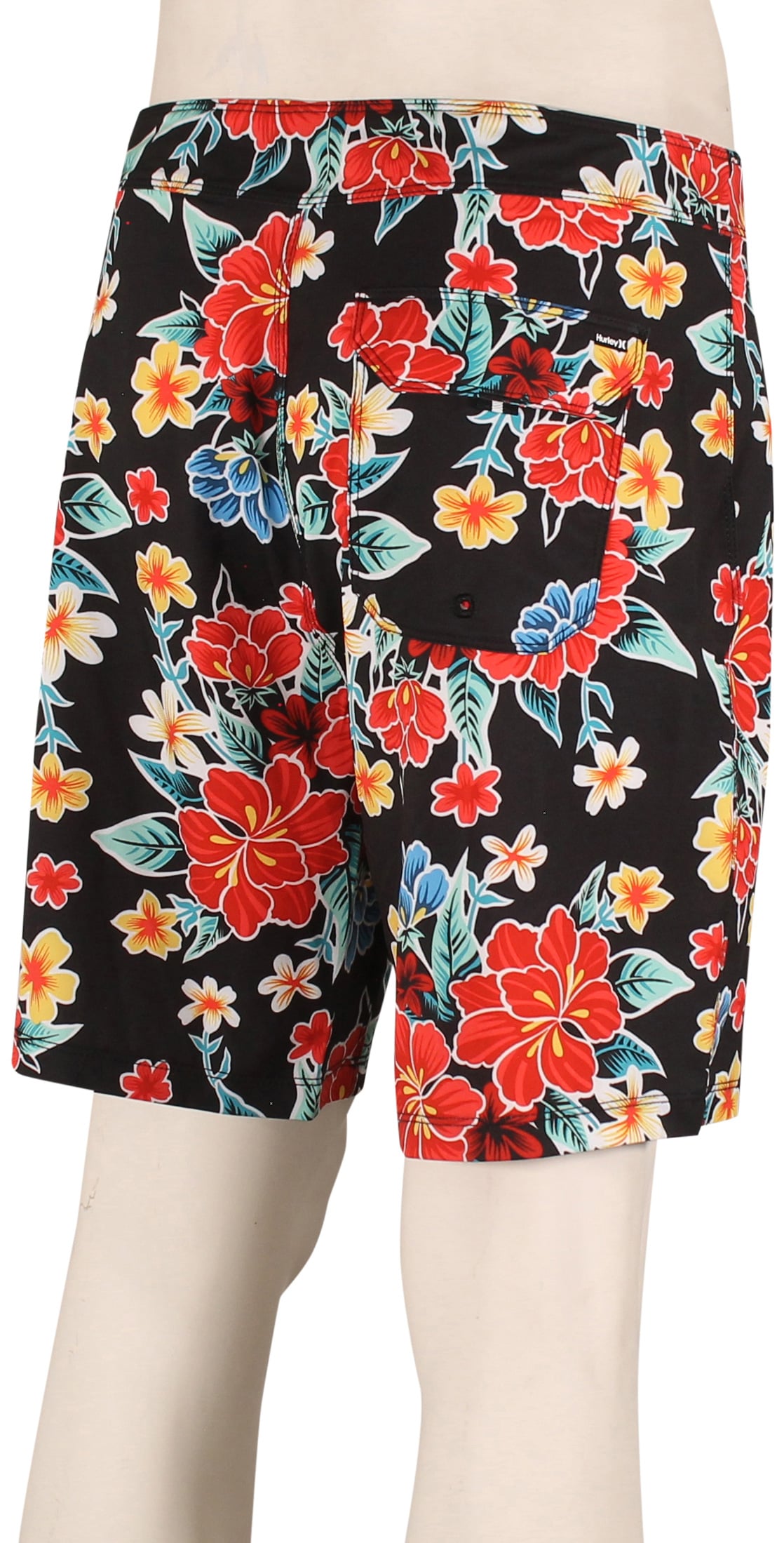 Hurley Phantom Eco Classic 18" Boardshorts - Black Combo – back view