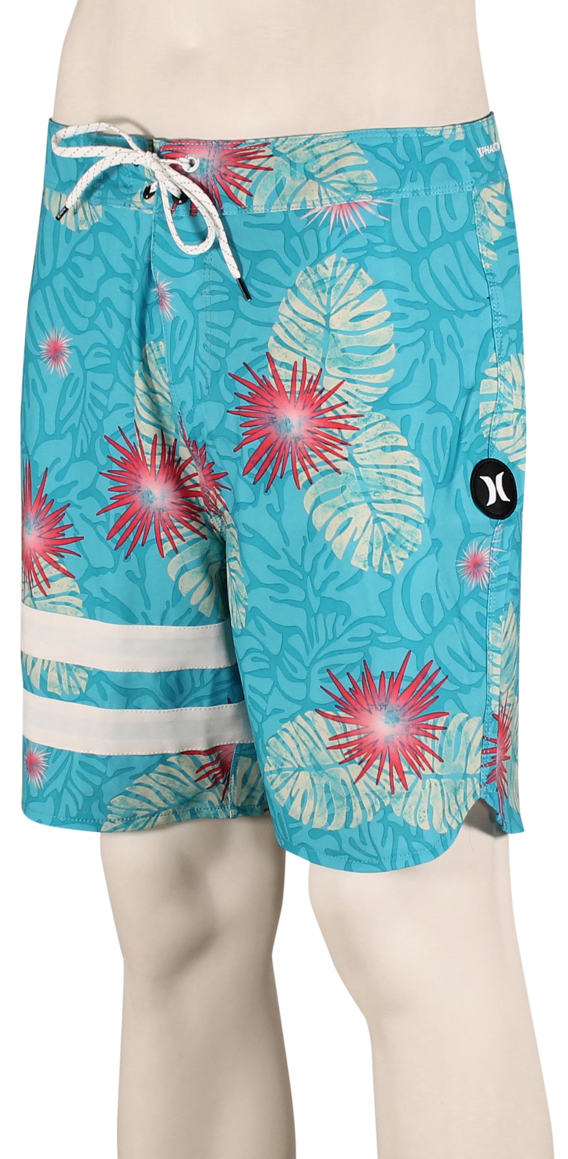 Hurley Phantom Eco Block Party 18" Boardshorts - Tahitian Teal
