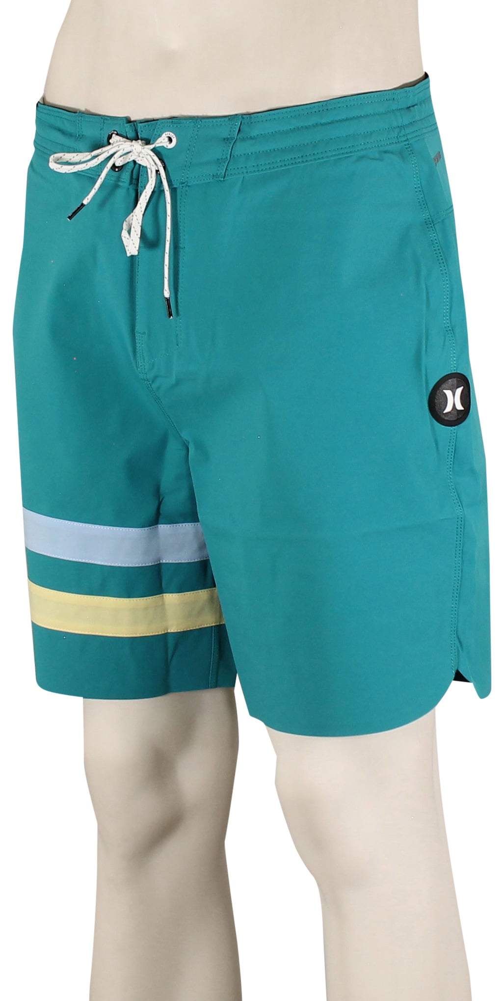 Hurley Phantom Block Party Renegade 18" Boardshorts - Total Turquoise