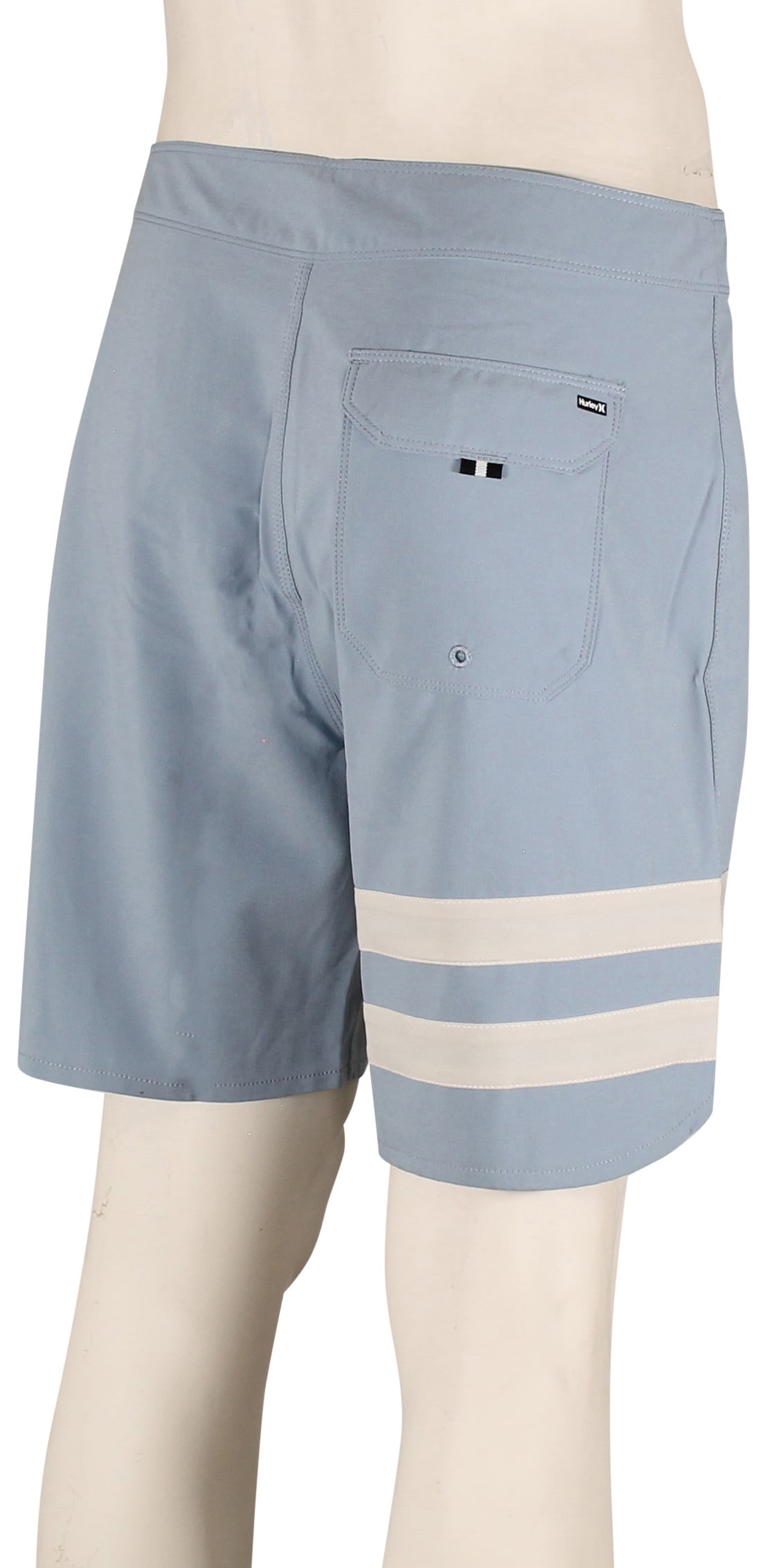 Hurley Phantom Eco Block Party 18" Boardshorts - Lilac Ice – back view