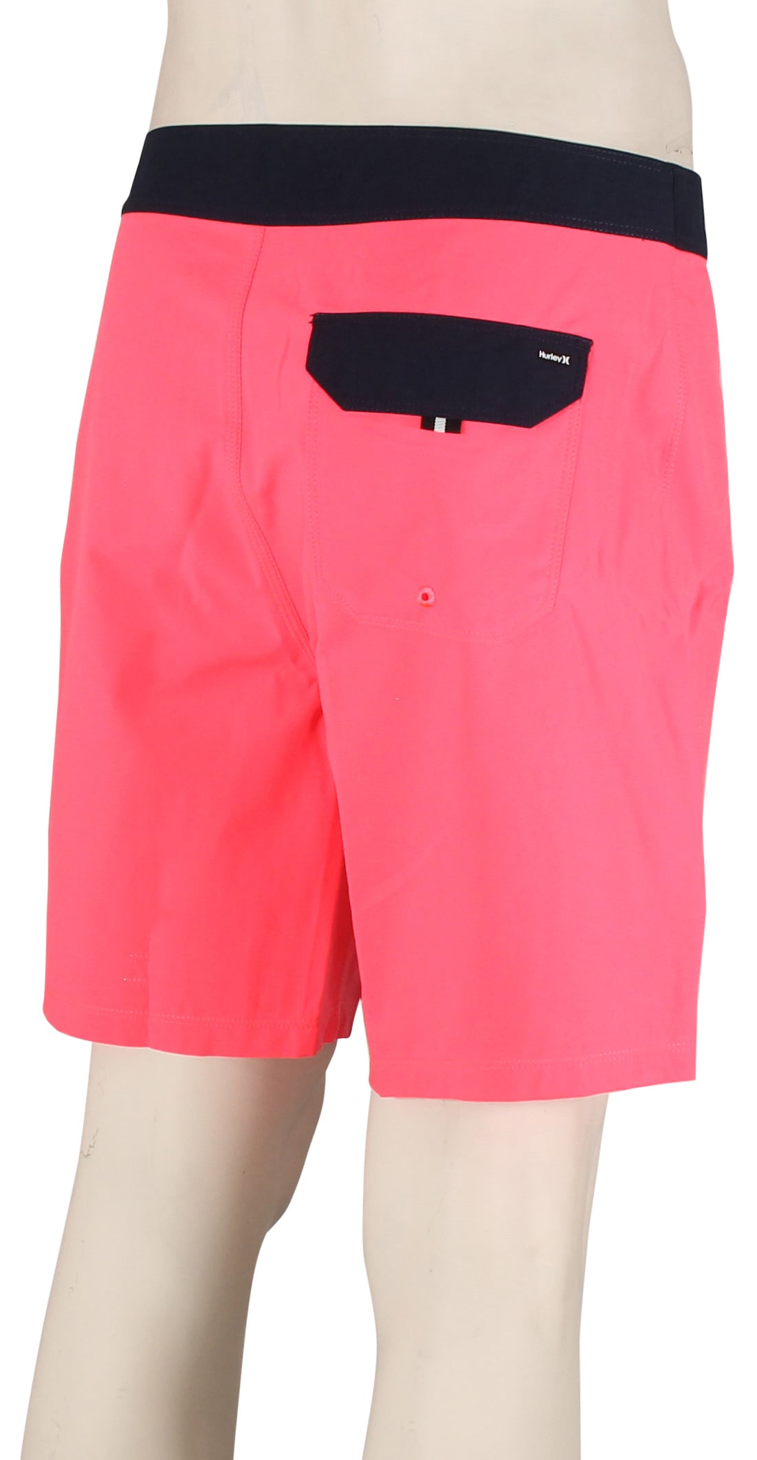 Hurley Phantom Eco One And Only 18" Boardshorts - Neon Pink – back view