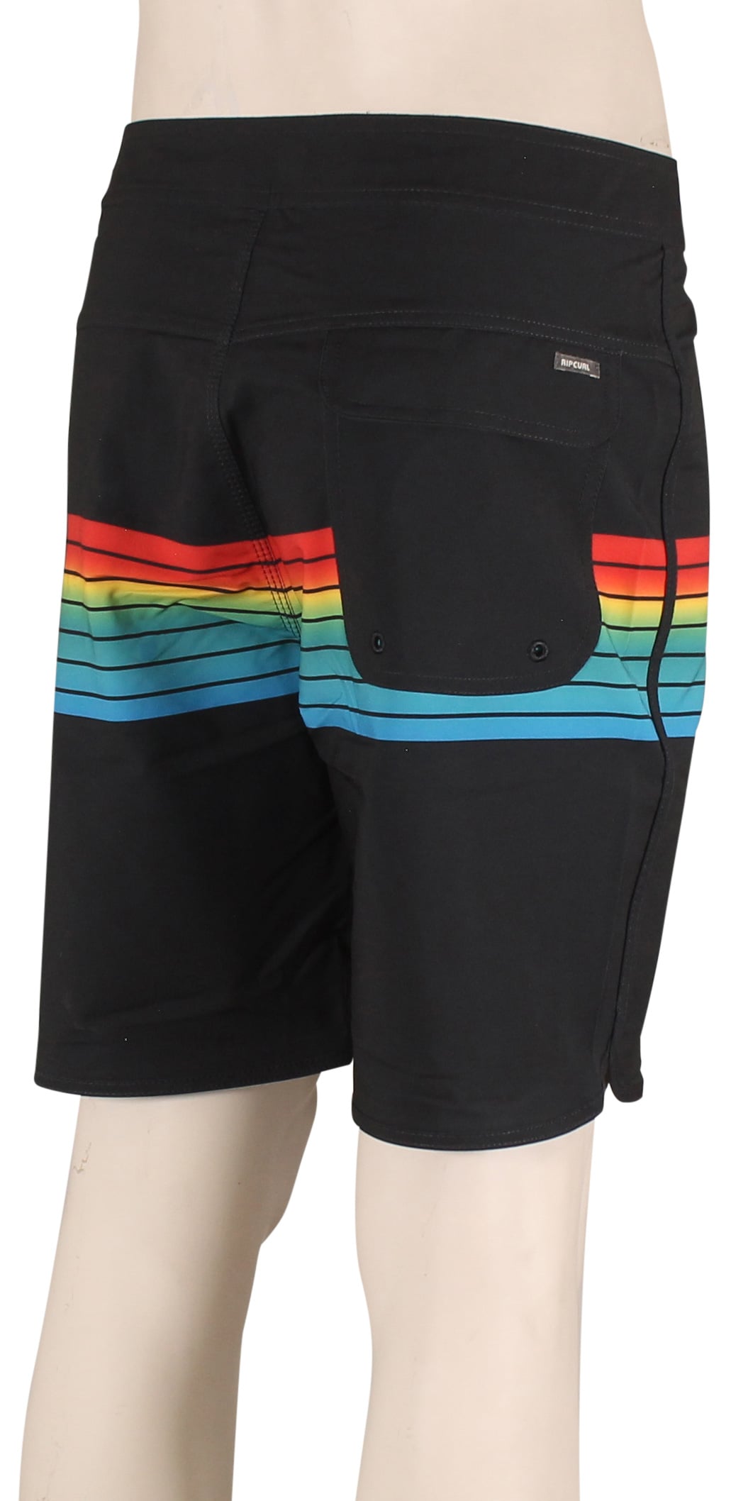Rip Curl Mirage Surf Revival 19" Boardshorts - Black – back view