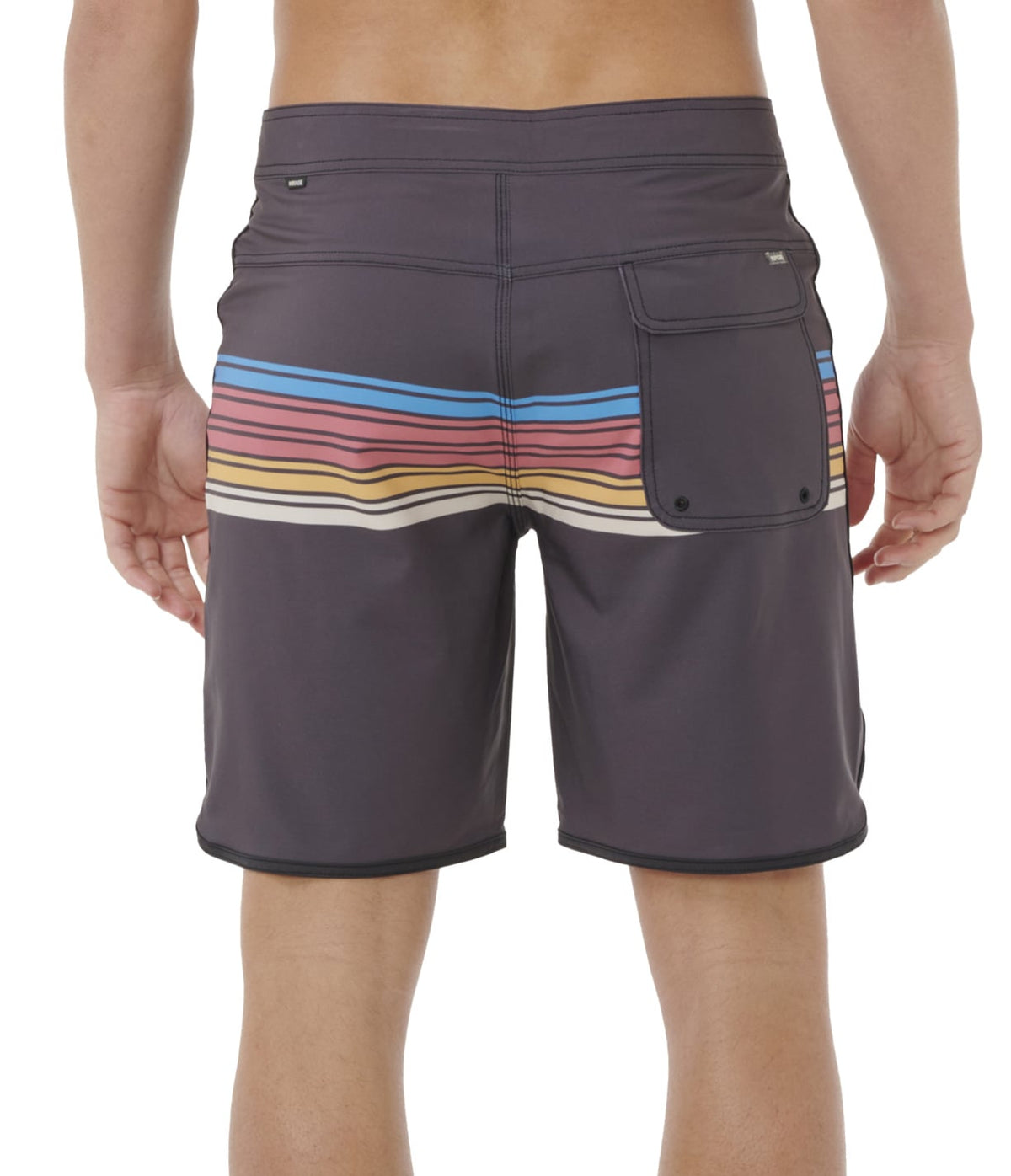 Rip Curl Mirage Surf Revival 19" Boardshorts - Black Wave – back view