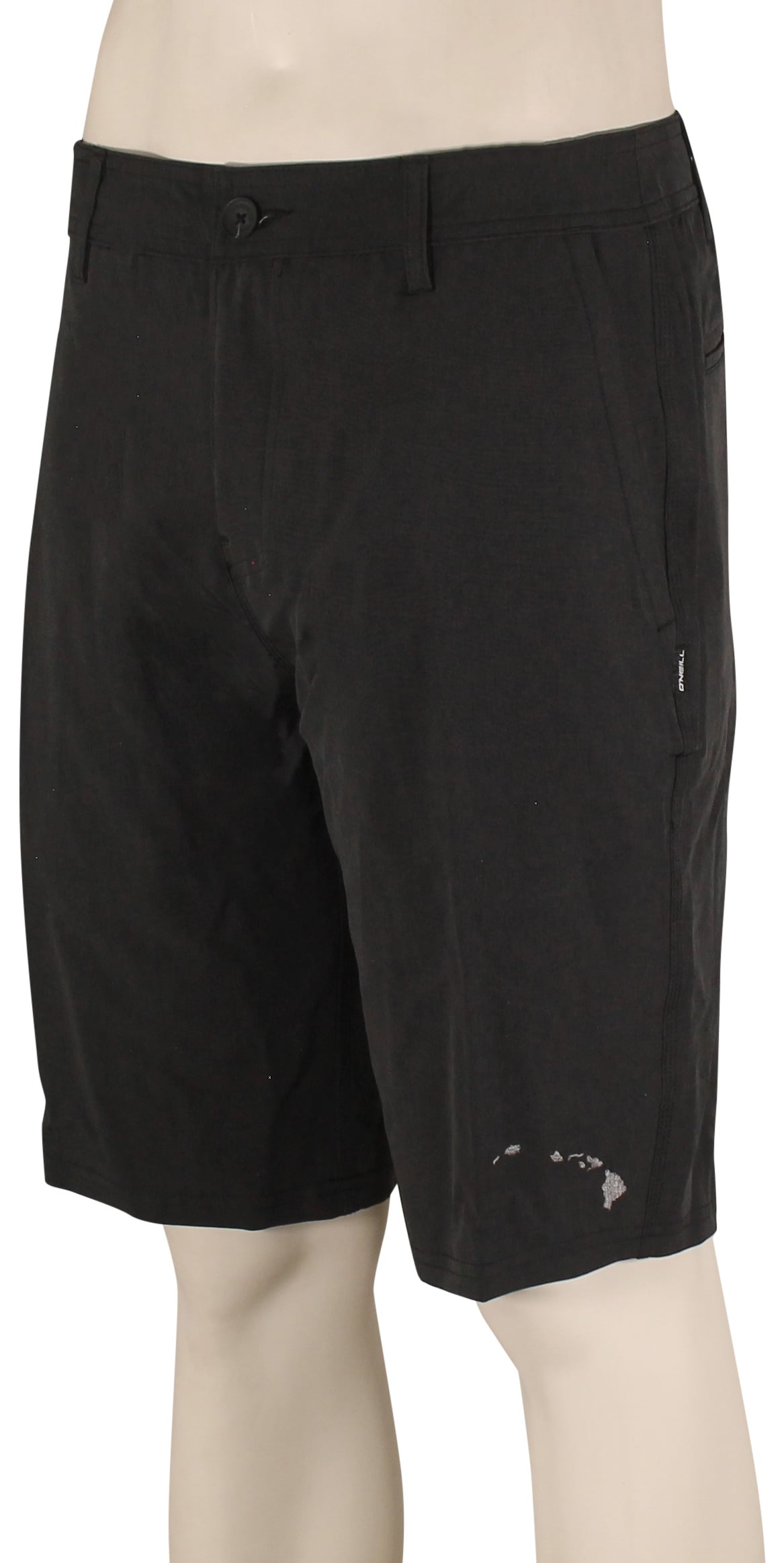 O'Neill Reserve Heather Hawaii 21" Hybrid Shorts - Black