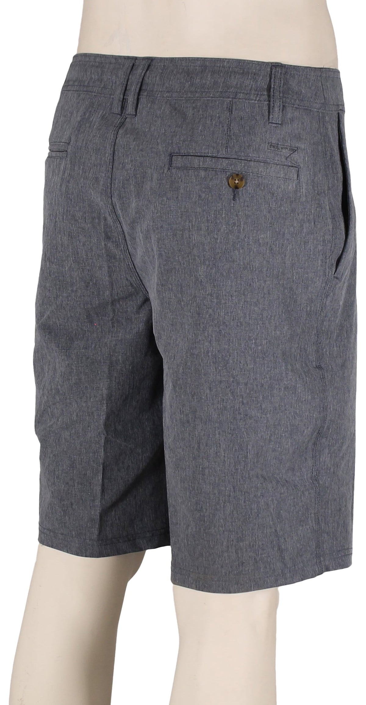 O'Neill Reserve Heather 21" Hybrid Shorts - Navy Heather – back view