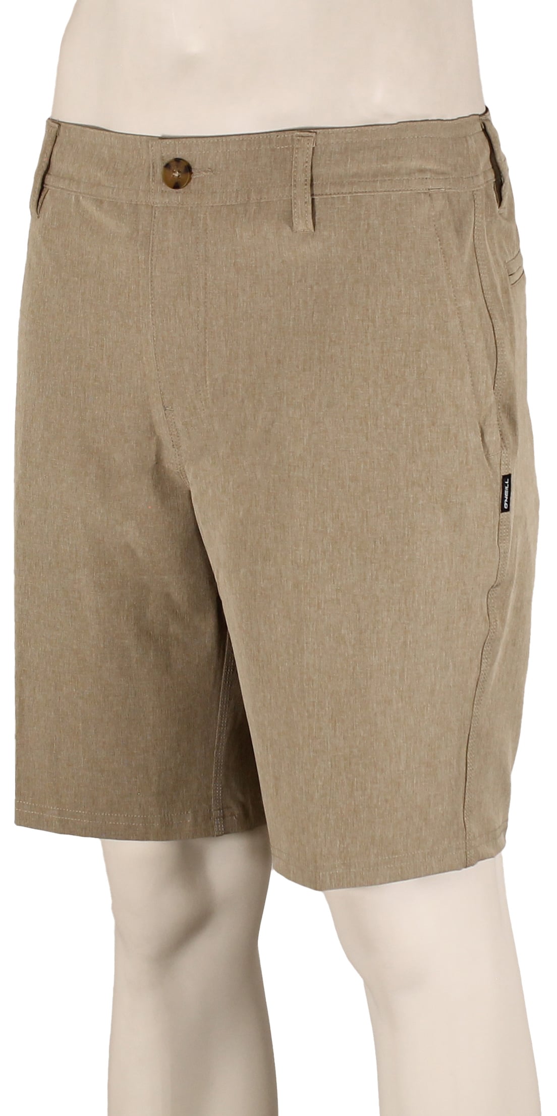 O'Neill Reserve Heather 19" Hybrid Shorts - Khaki Heather
