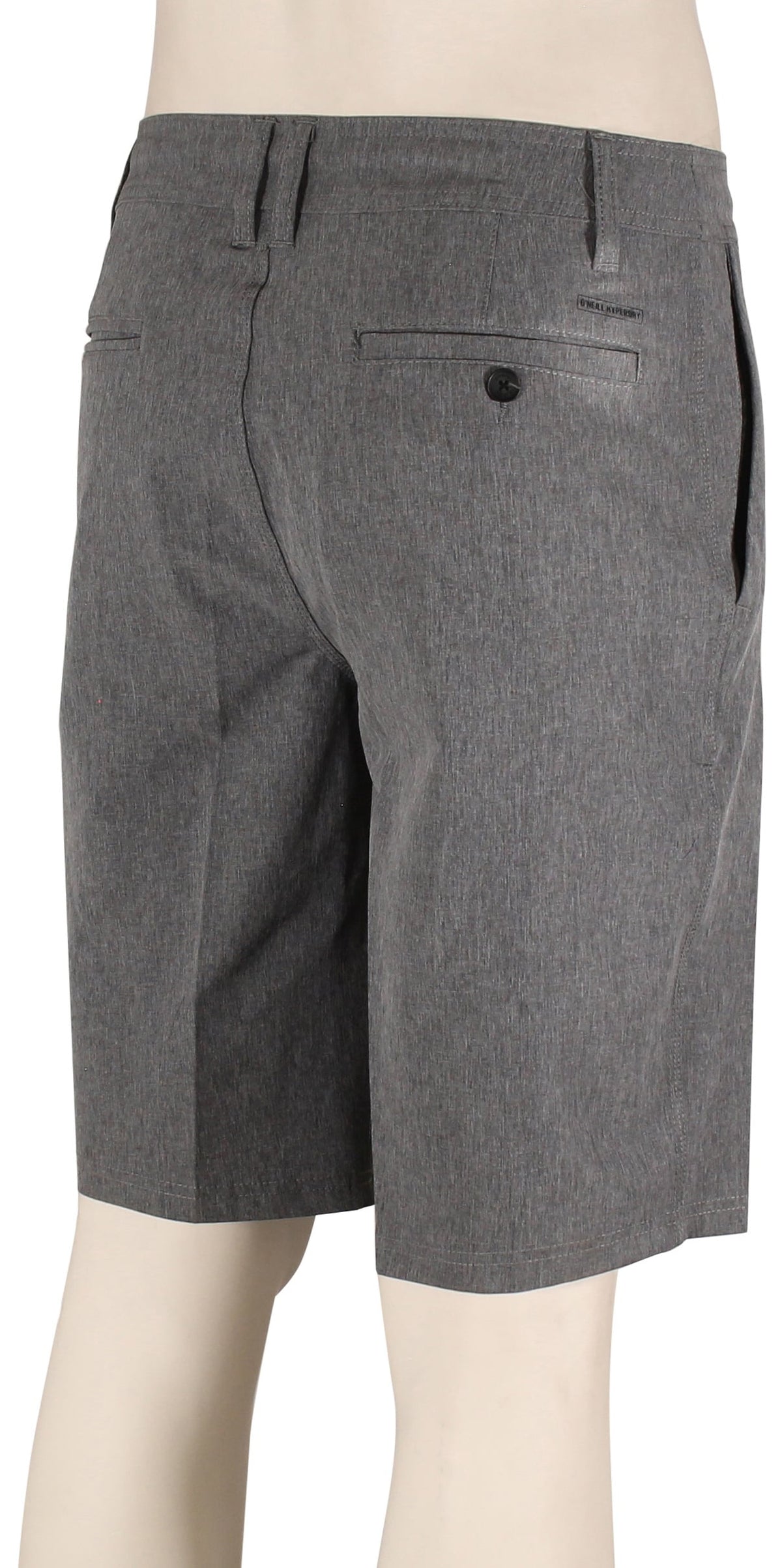 O'Neill Reserve Heather 21" Hybrid Shorts - Heather Grey – back view