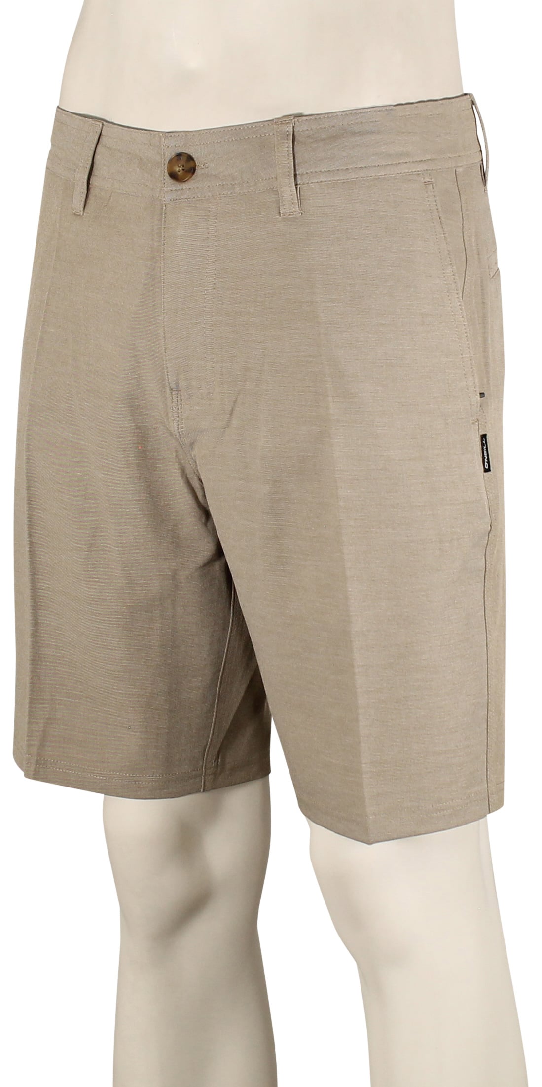 O'Neill Reserve Light Check 19" Walk Shorts - Dark Khaki