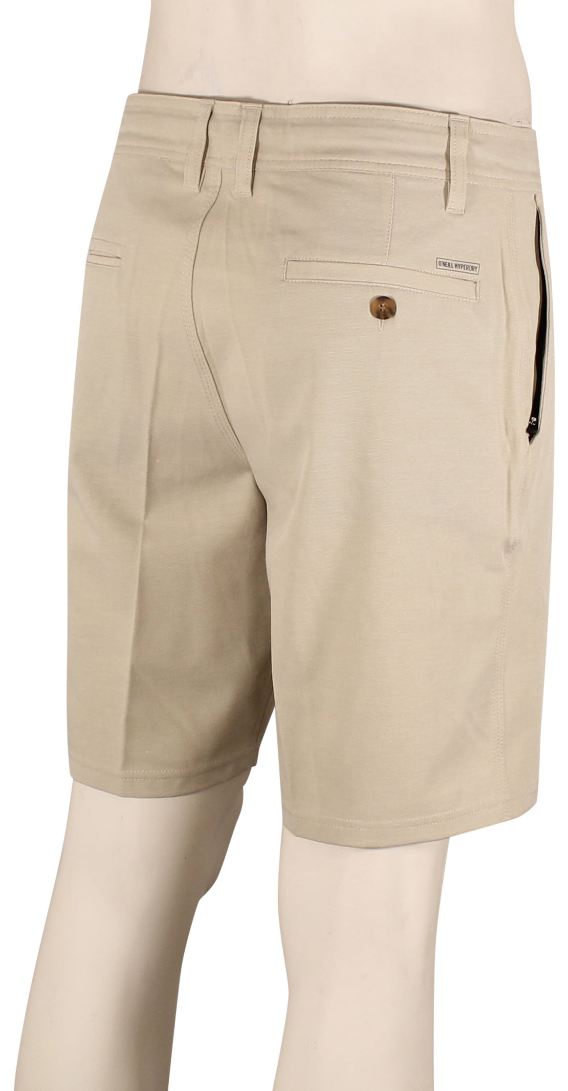 O'Neill Reserve Light Check 19" Walk Shorts - Khaki 2 – back view