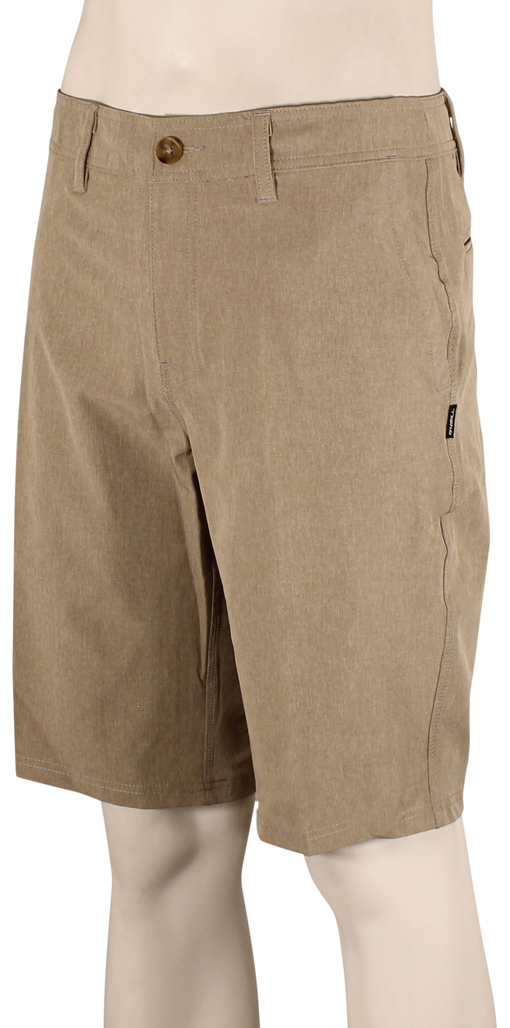 O'Neill Reserve Heather 21" Hybrid Shorts - Khaki Heather