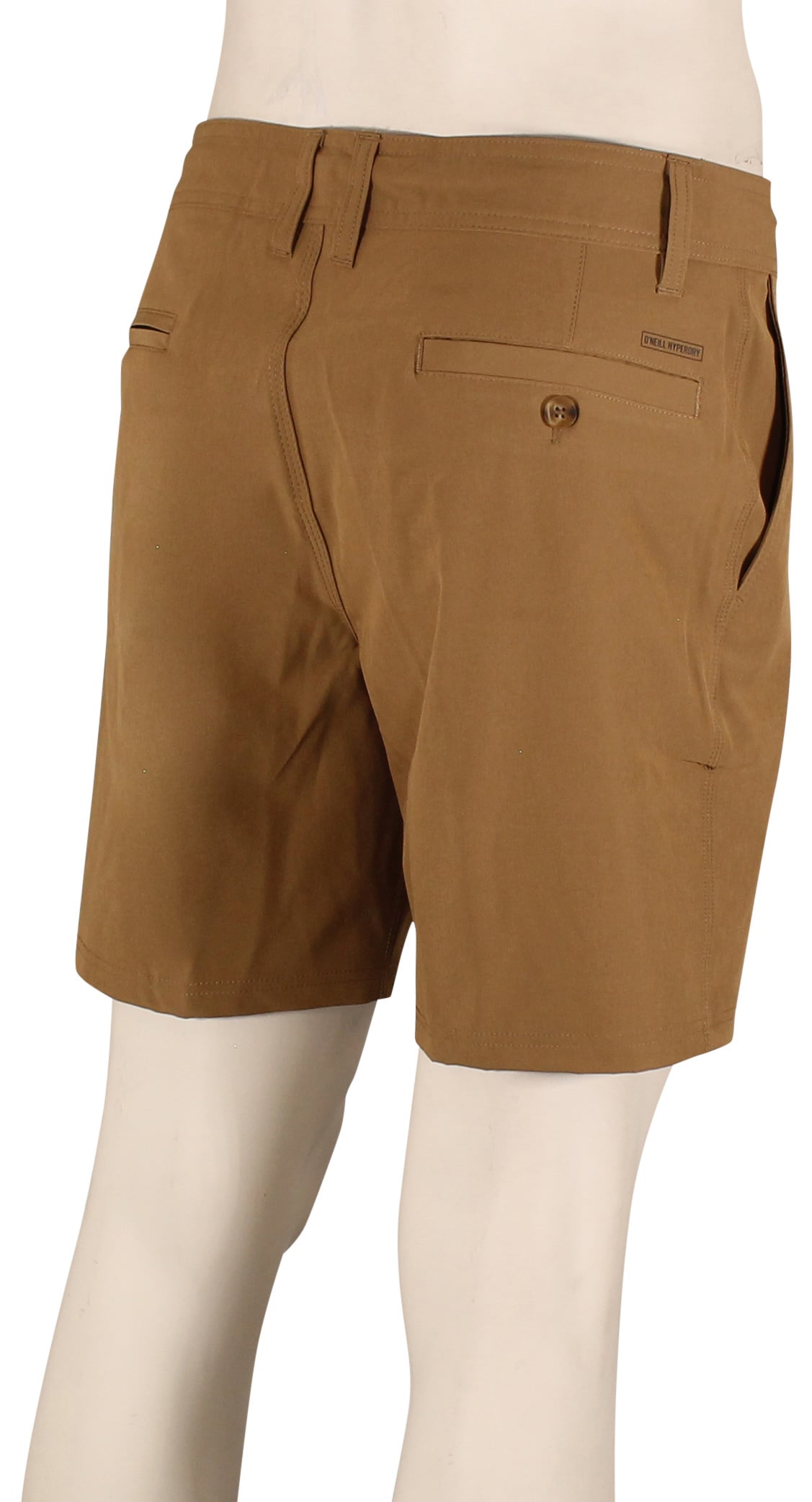 O'Neill Reserve Solid 17" Walk Shorts - Dark Khaki – back view