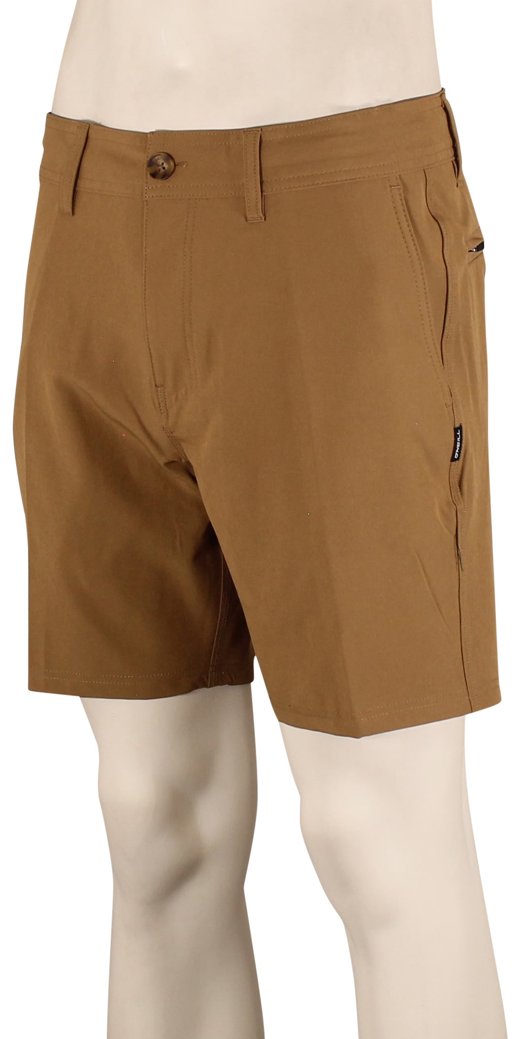 O'Neill Reserve Solid 17" Walk Shorts - Dark Khaki
