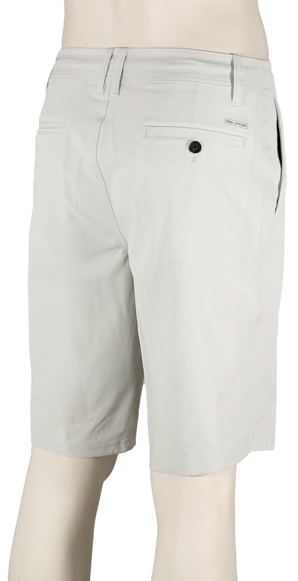 O'Neill Reserve Heather 21" Hybrid Shorts - Heather Fog – back view