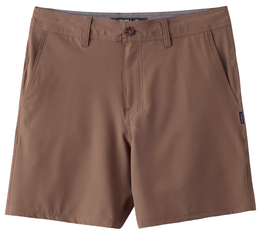 O'Neill Reserve Solid 17" Walk Shorts - Chocolate Heather