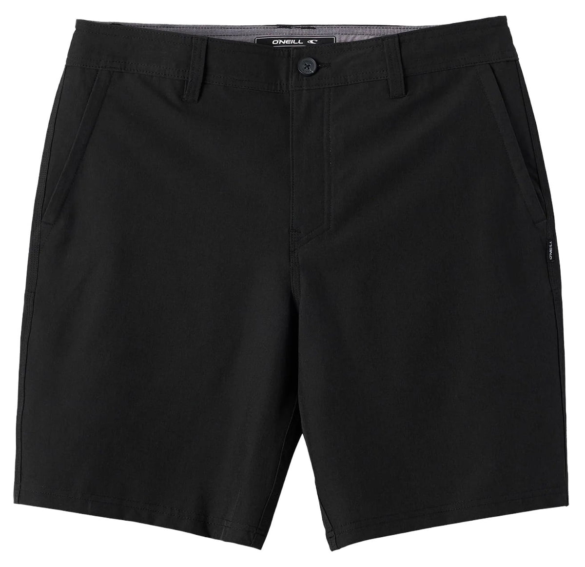 O'Neill Reserve Heather 19" Hybrid Shorts - Heather Black