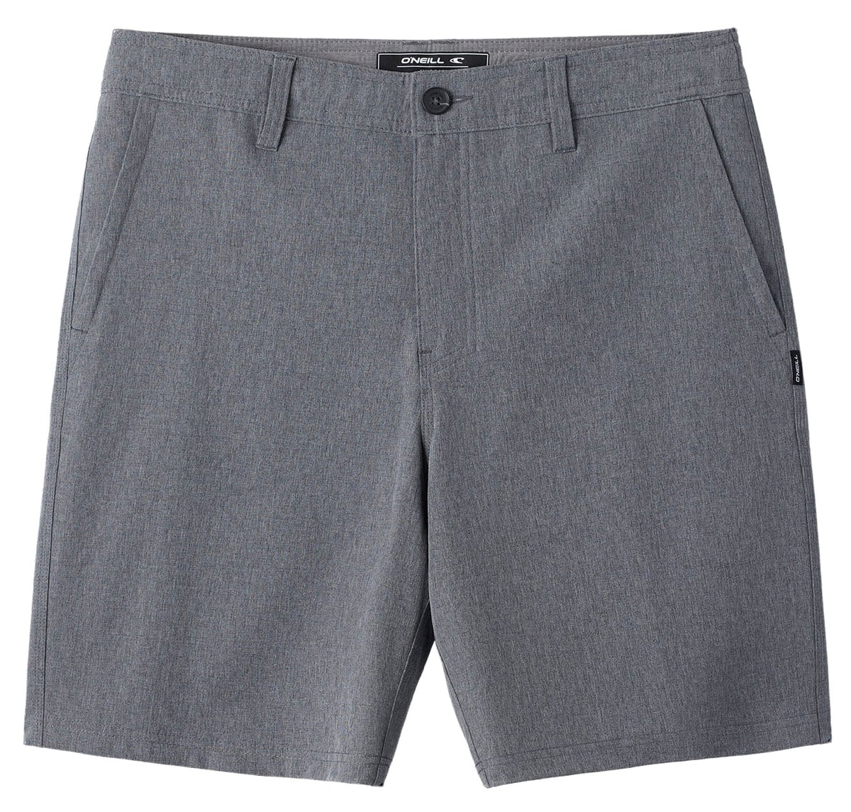 O'Neill Reserve Heather 19" Hybrid Shorts - Heather Grey