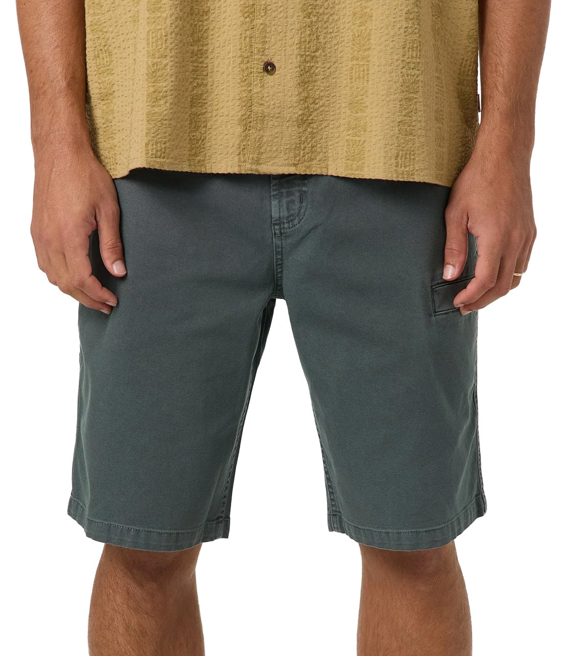 O'Neill O'Riginals Dockside Utility 21" Men's Walk Shorts - Balsam Green – alternate view 1