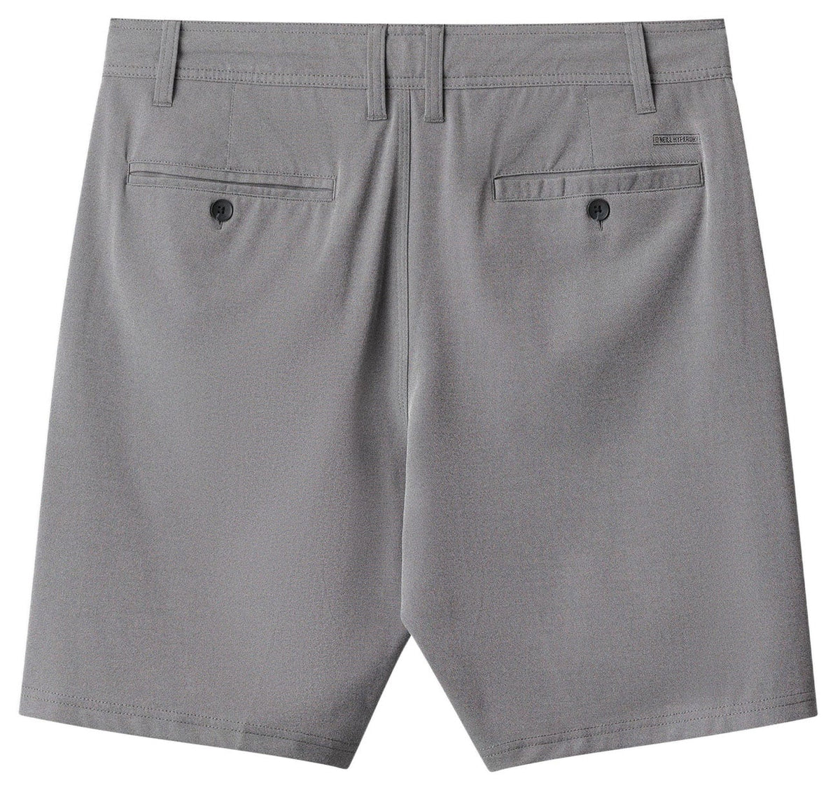 O'Neill Men's Reserve Light Check 19" Hybrid Shorts - Stretch Travel Shorts, Dark Shadow – back view