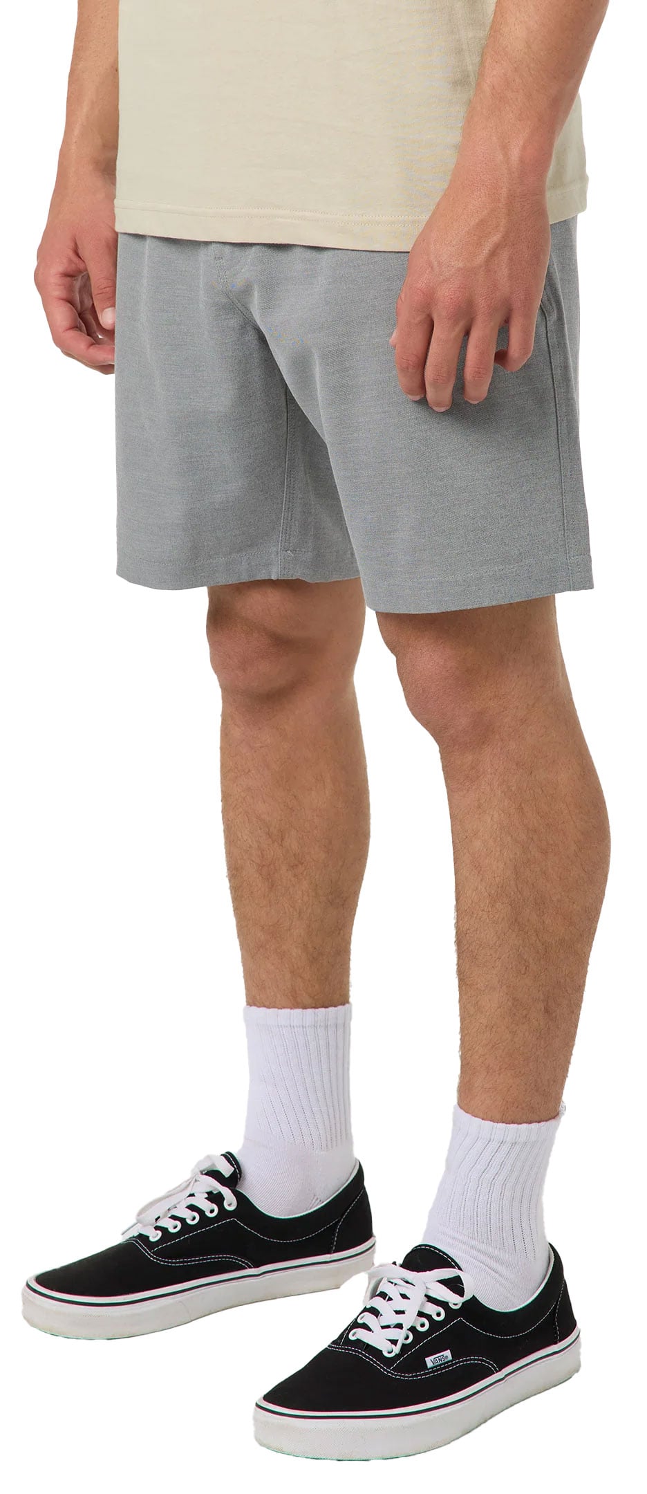 O'Neill Men's Reserve Light Check 19" Hybrid Shorts - Stretch Travel Shorts, Dark Shadow – alternate view 3