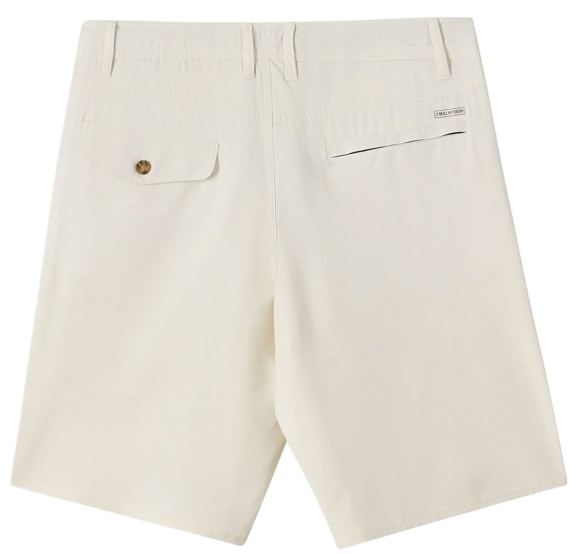 O'Neill Men's Portola Slub Check 20" Hybrid Shorts - Stretch Travel Shorts, Tofu – back view