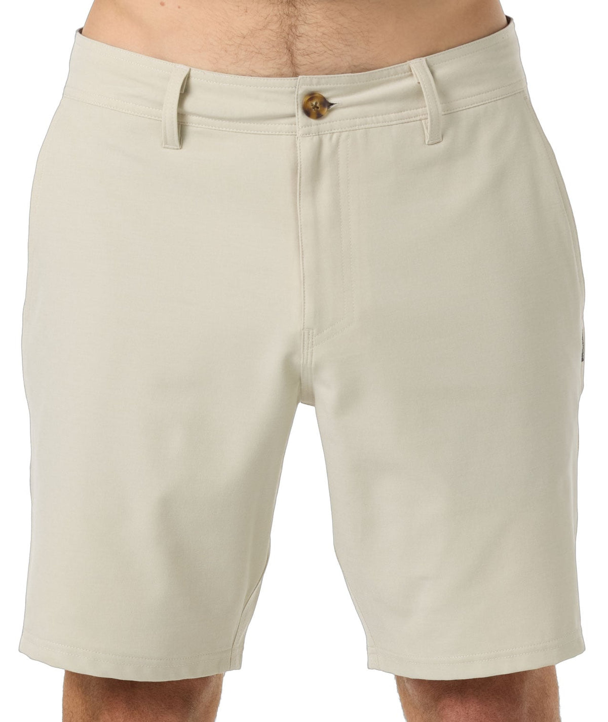 O'Neill Men's Reserve Light Check 19" Hybrid Shorts - Khaki 2