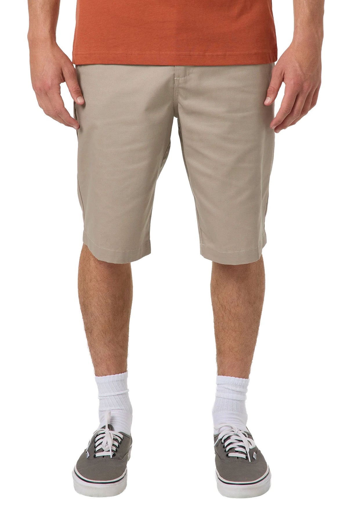 O'Neill Redwood 22" Men's Walk Shorts - Khaki – alternate view 1