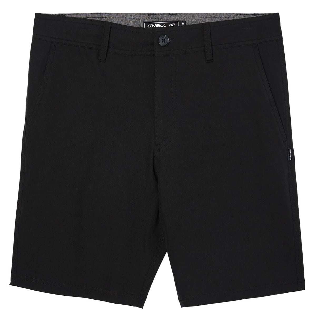 O'Neill Men's Reserve Light Check 19" Hybrid Shorts - Black