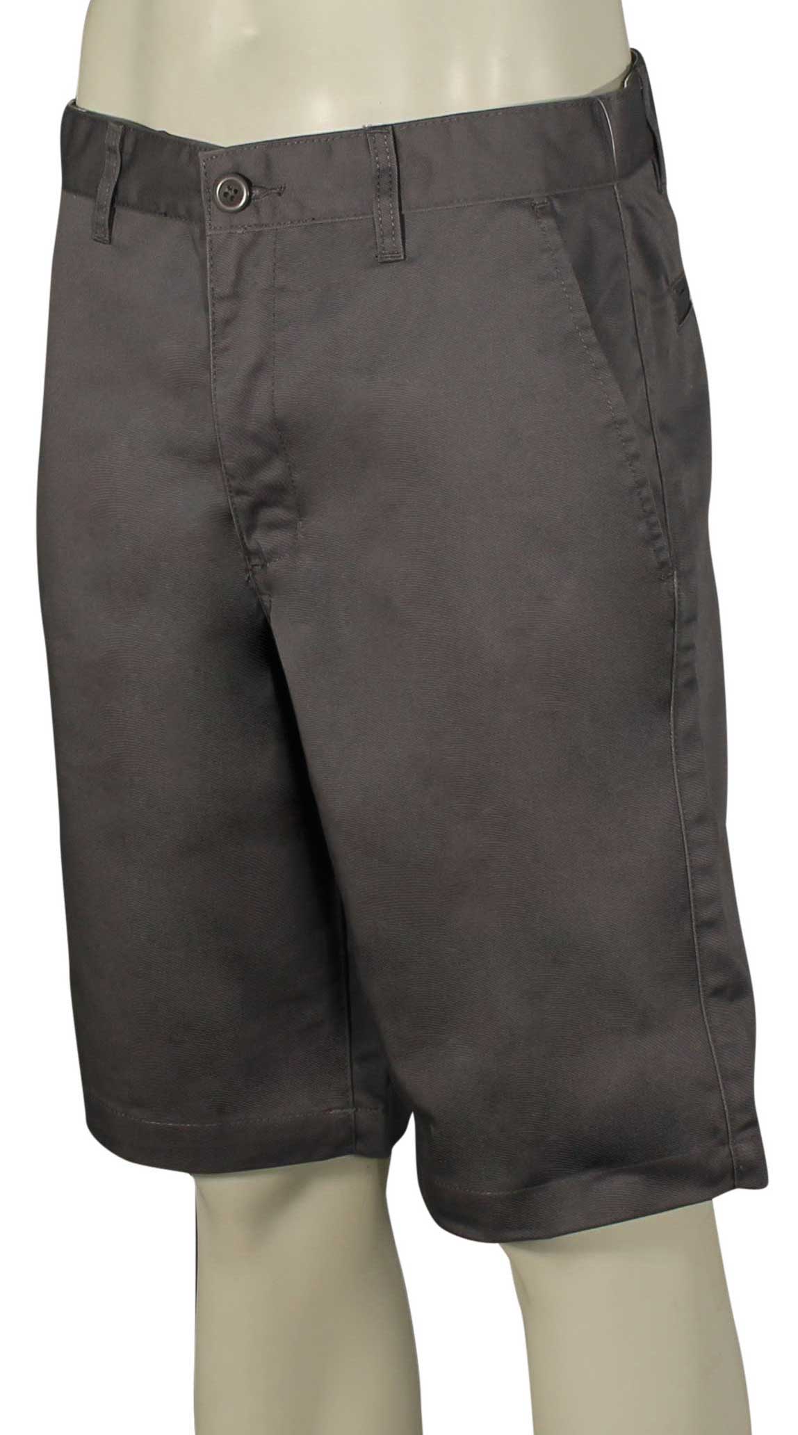 RVCA Americana Solid Walk Shorts - Pavement, front view