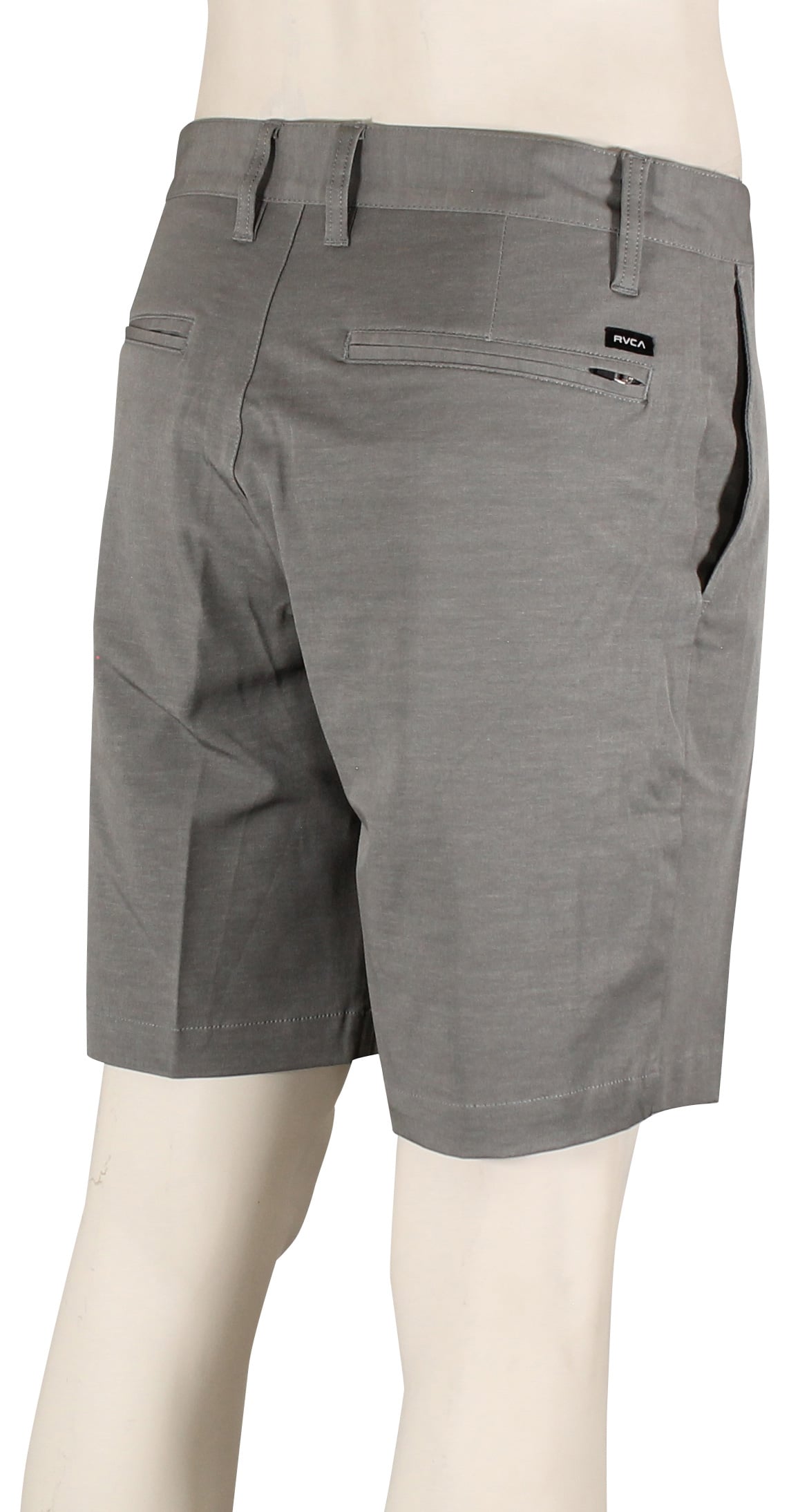 RVCA Back In Hybrid 19" Walk Shorts - Athletic Heather – back view