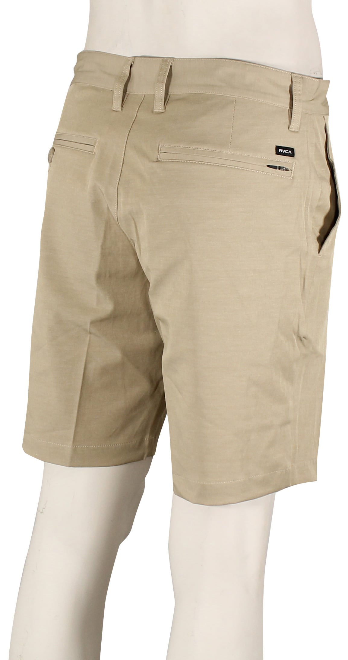 RVCA Back In Hybrid 19" Walk Shorts - Khaki – back view