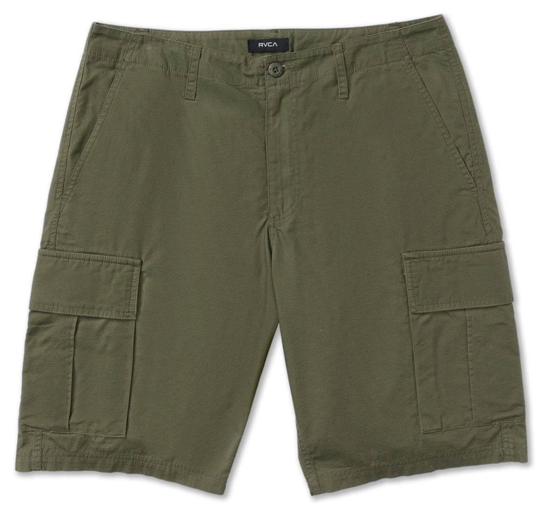 RVCA Dayshift 20" Men's Cargo Shorts - Olive