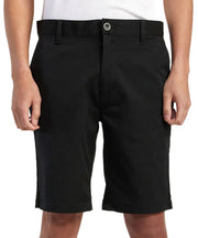 RVCA Men's Weekend Stretch 2 Shorts - 20" Stretch Cotton, Black