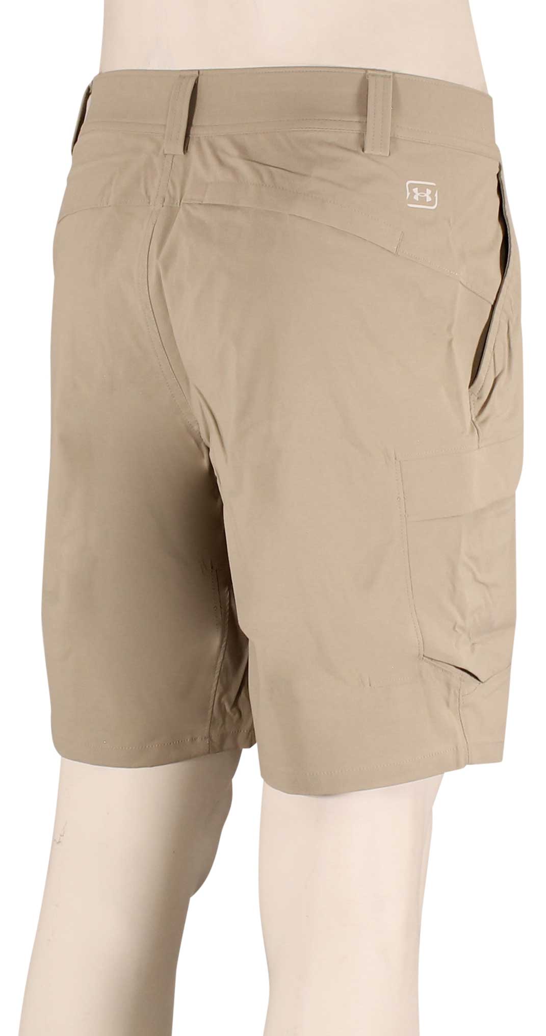 Under Armour Fish Pro 2.0 Cargo Shorts - City Khaki / Stone – back view