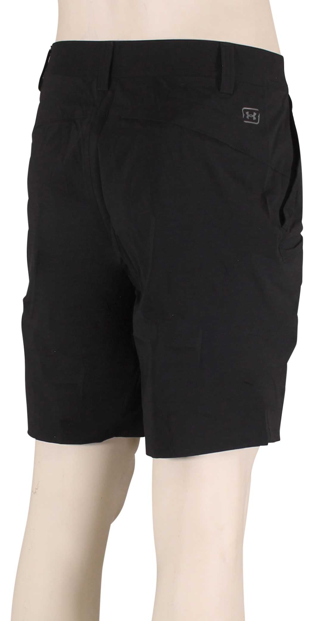 Under Armour Fish Pro 2.0 Cargo Shorts - Black / Castlerock – back view