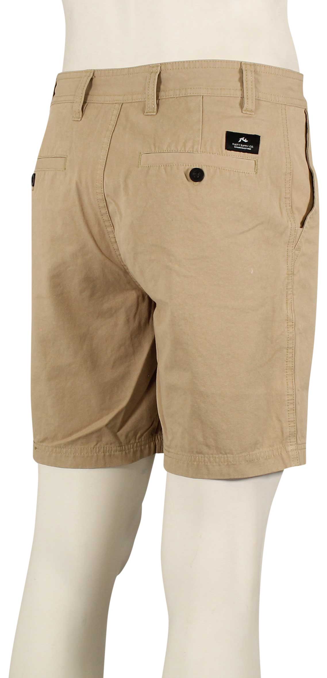 Rusty Cardiff 18" Walk Shorts - Light Fennel – back view