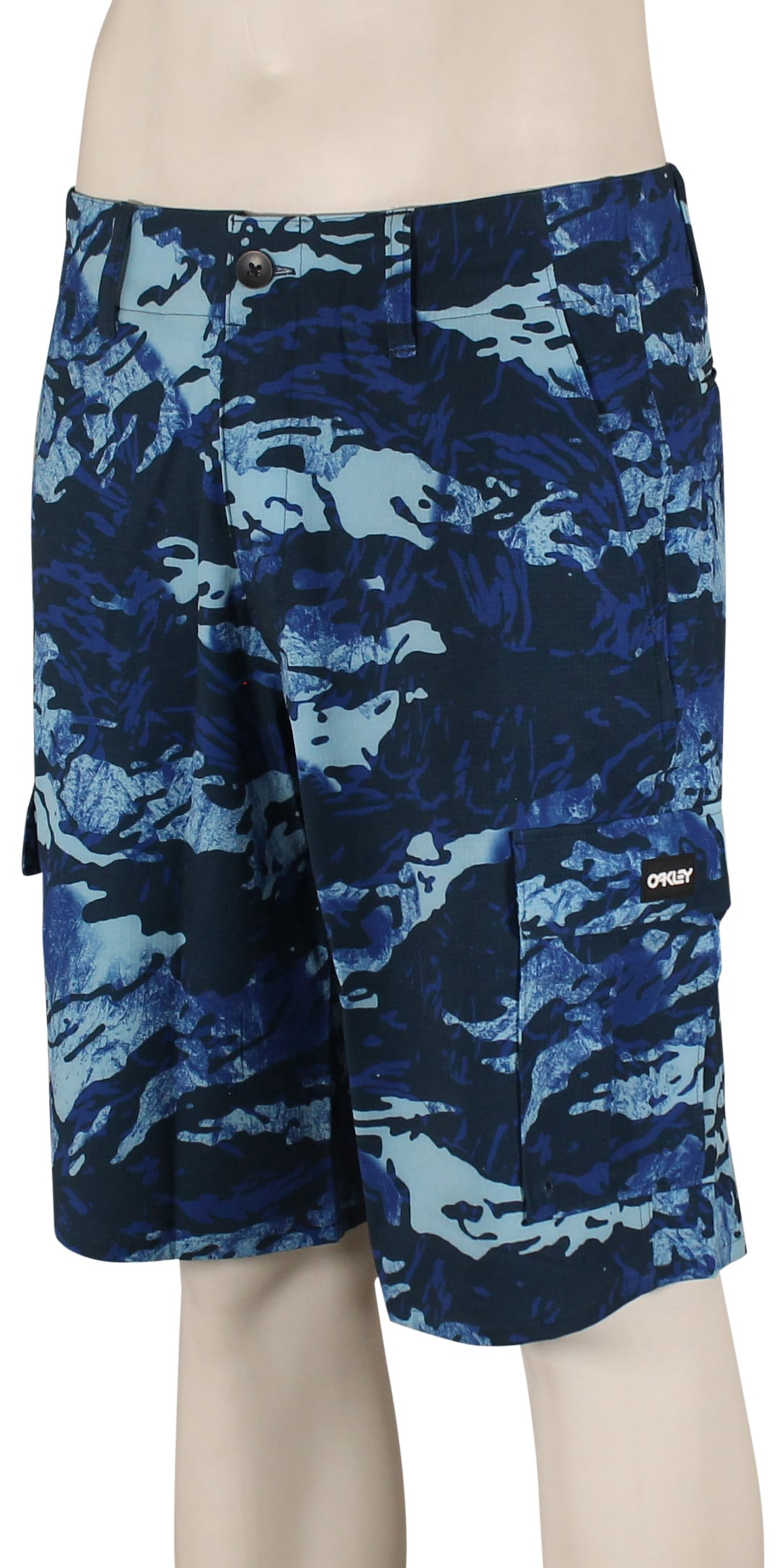 Oakley B1B Hybrid Cargo Shorts - Tiger Mountain Camo Blue
