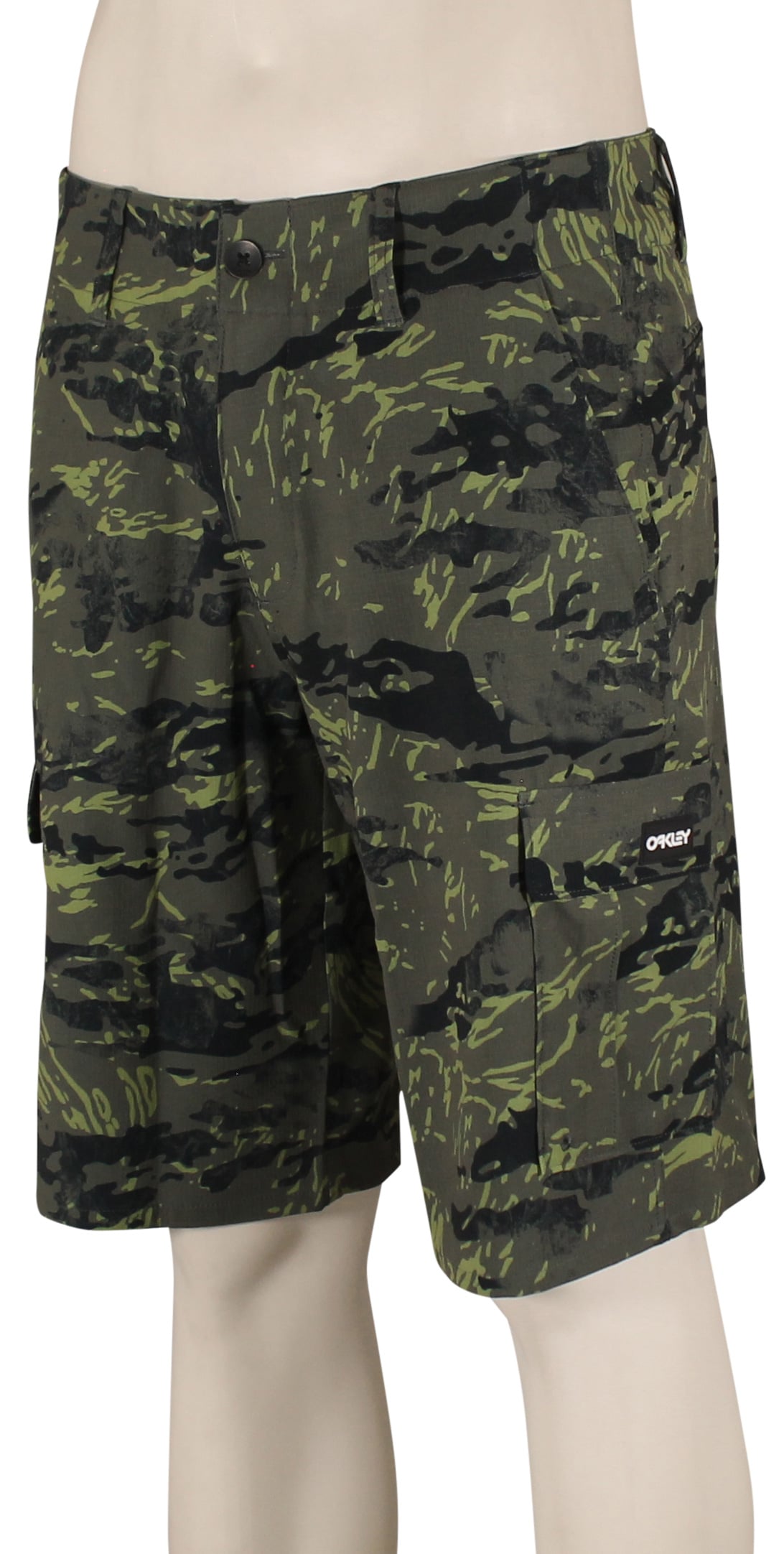 Oakley B1B Hybrid Cargo Shorts - Tiger Mountain Camo Green