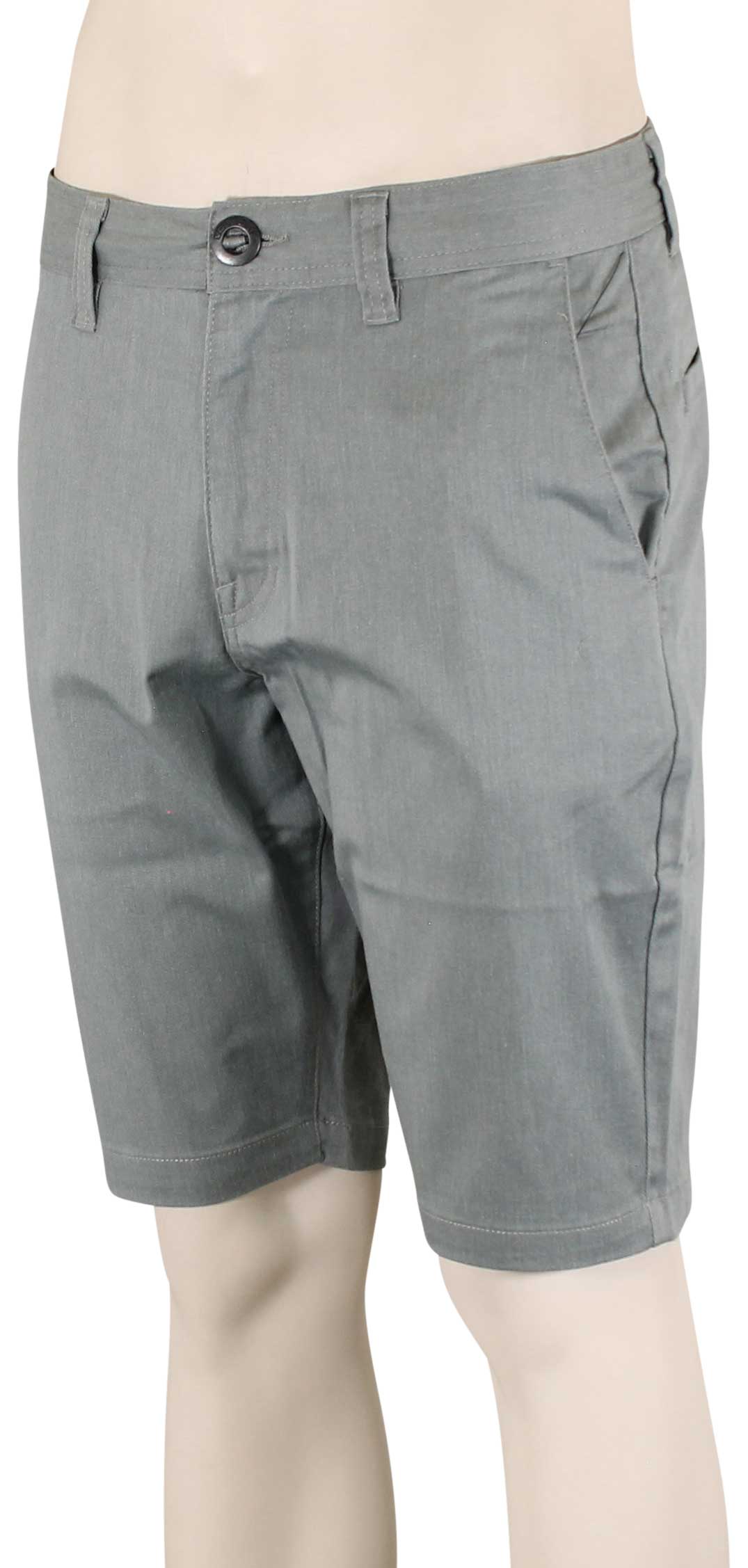 Volcom Frickin Modern Stretch Walk Shorts - Grey Blue