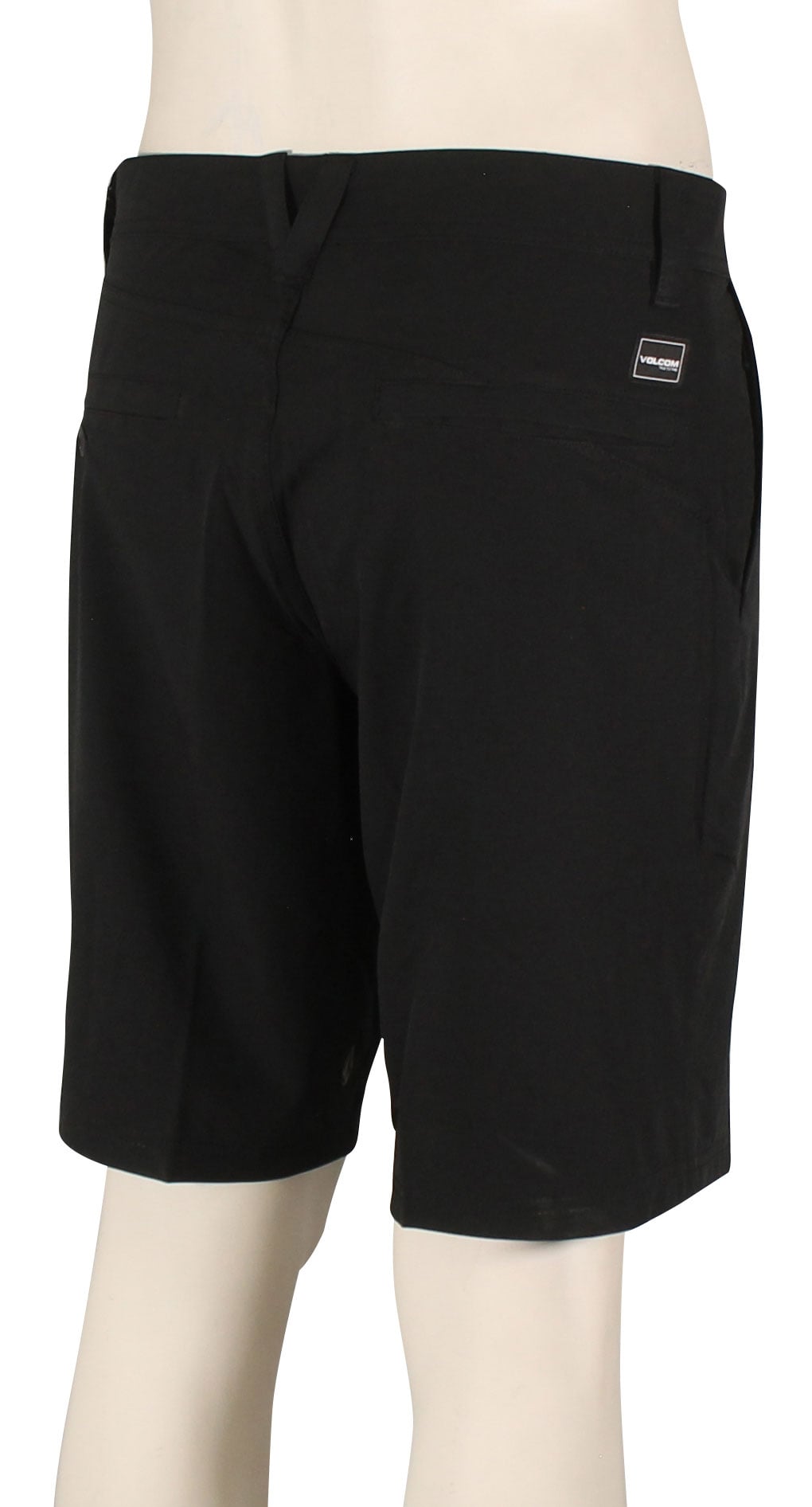 Volcom Frickin Cross Shred 20" Hybrid Shorts - Black – back view