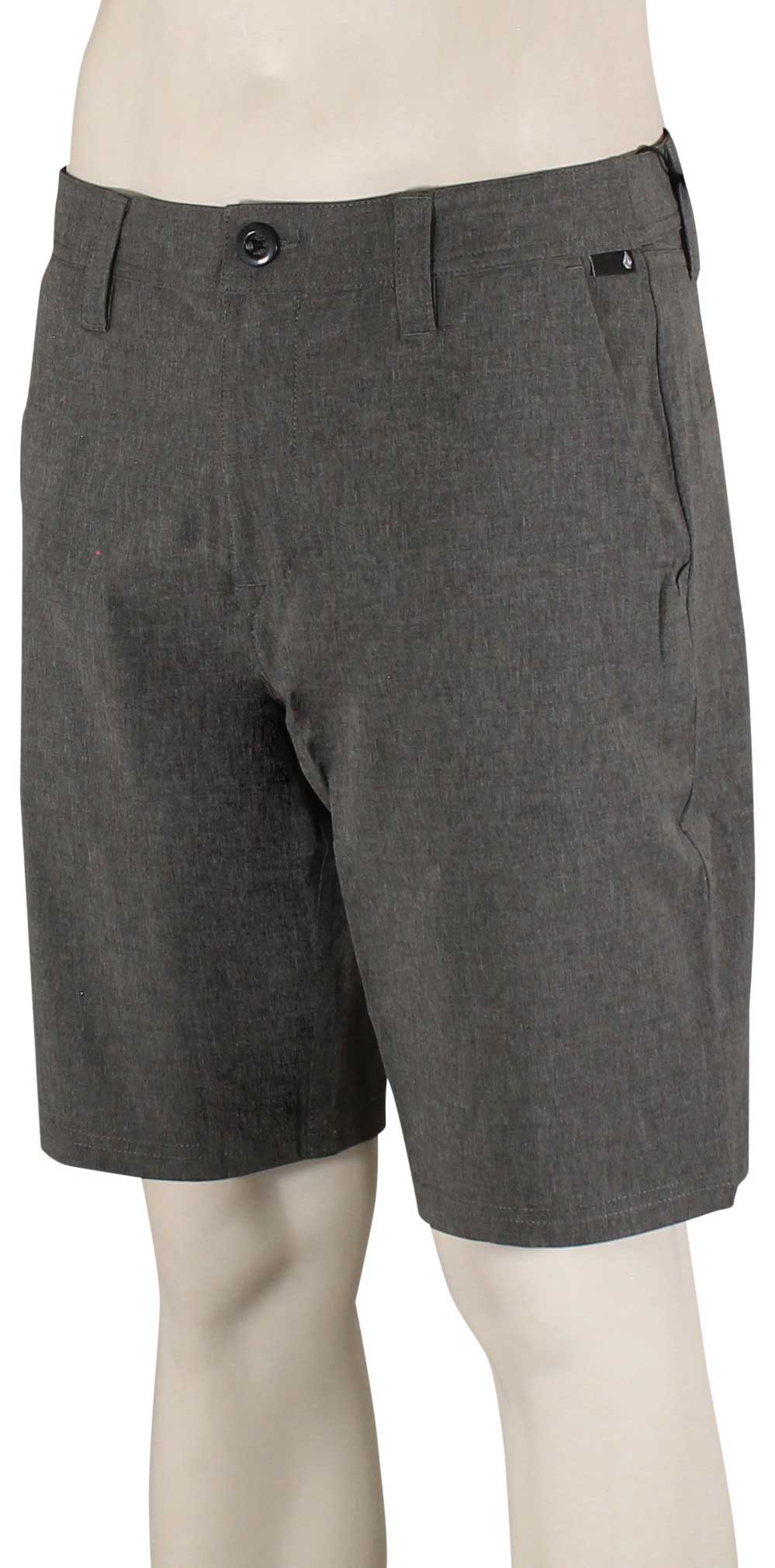 Volcom Frickin Cross Shred Static 20" Hybrid Shorts - Charcoal Heather