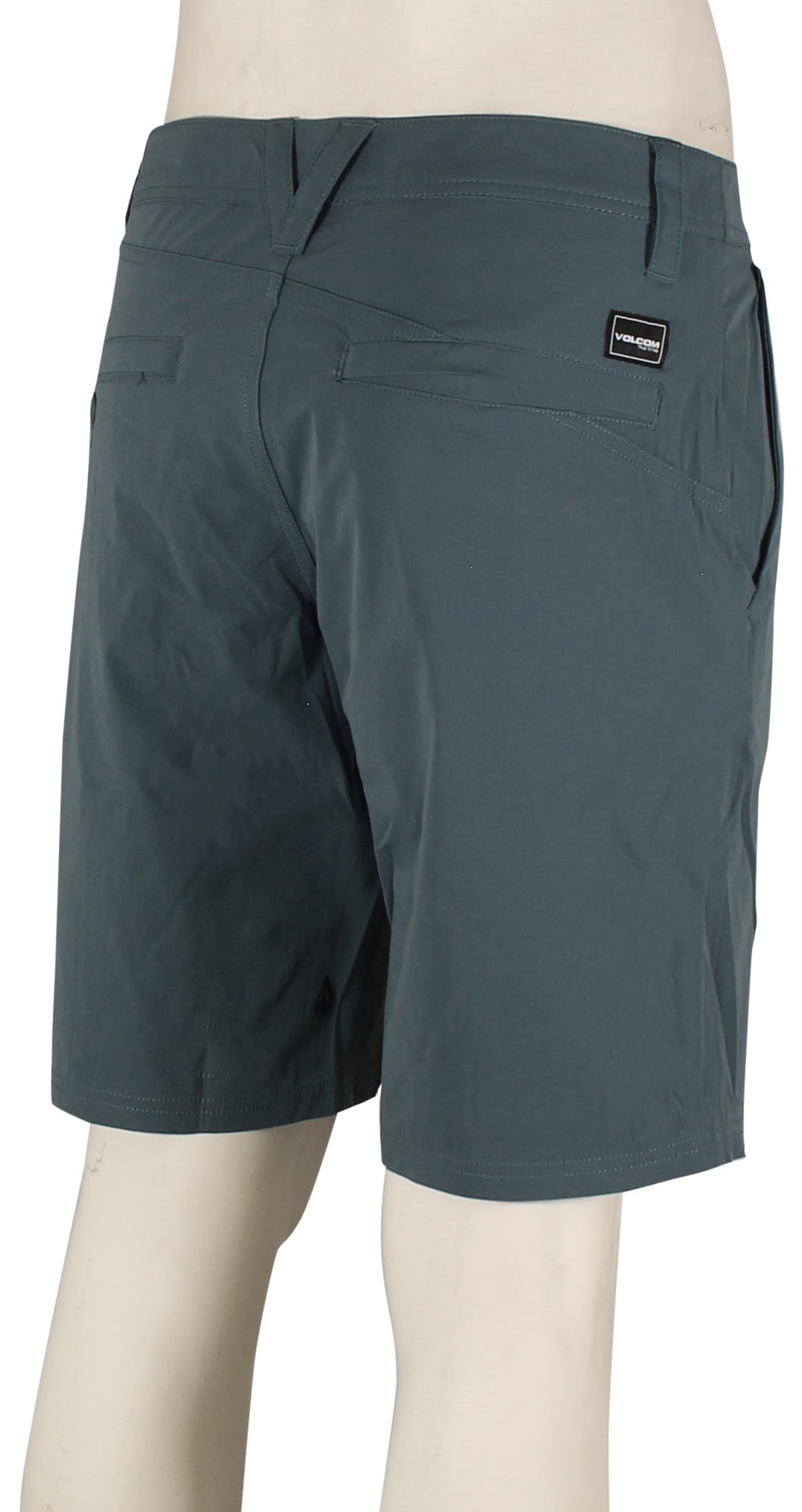 Volcom Frickin Cross Shred 20" Hybrid Shorts - Dark Stone – back view