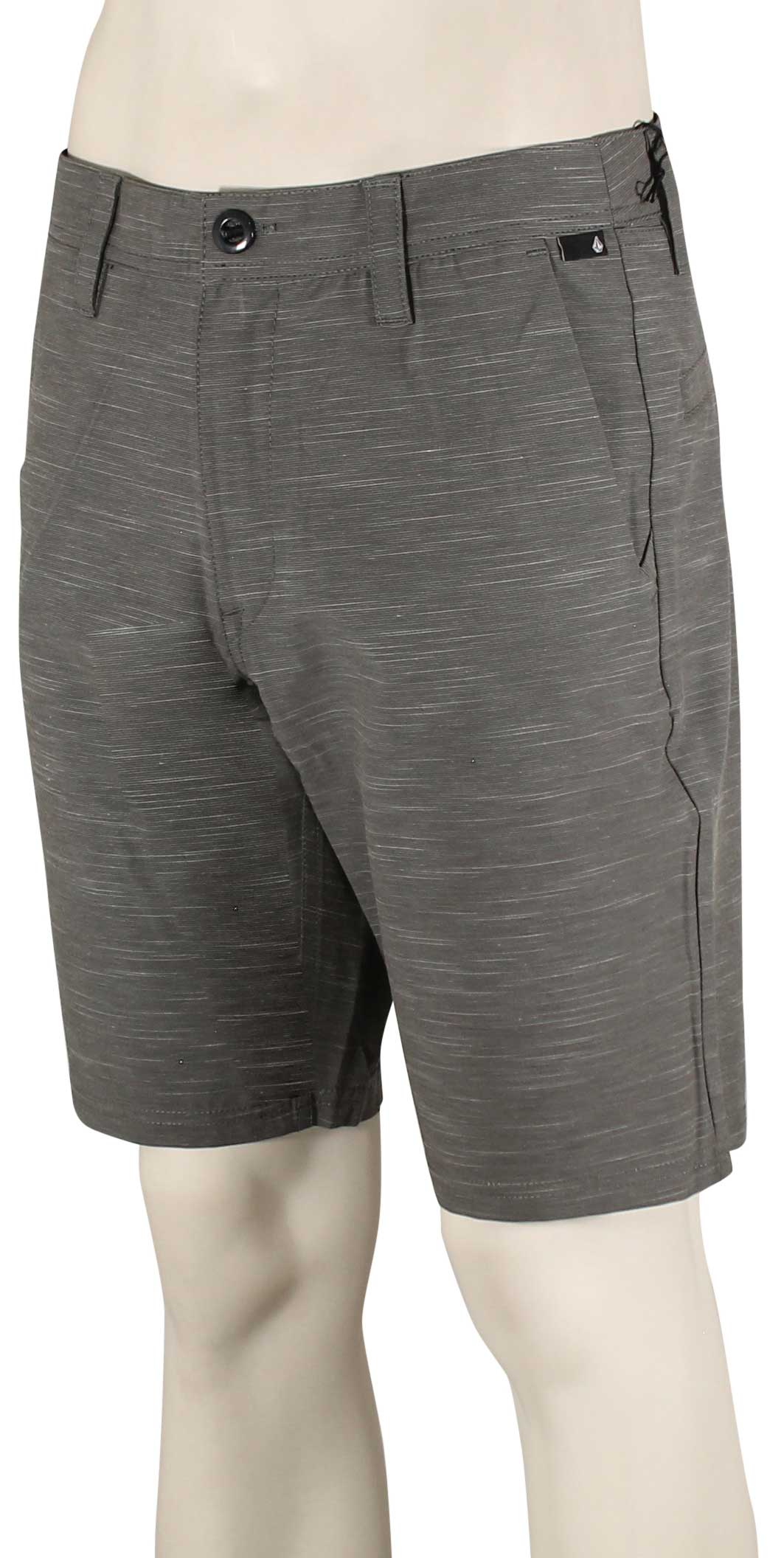 Volcom Slub Frickin Cross Shred 20" Hybrid Shorts - Pewter